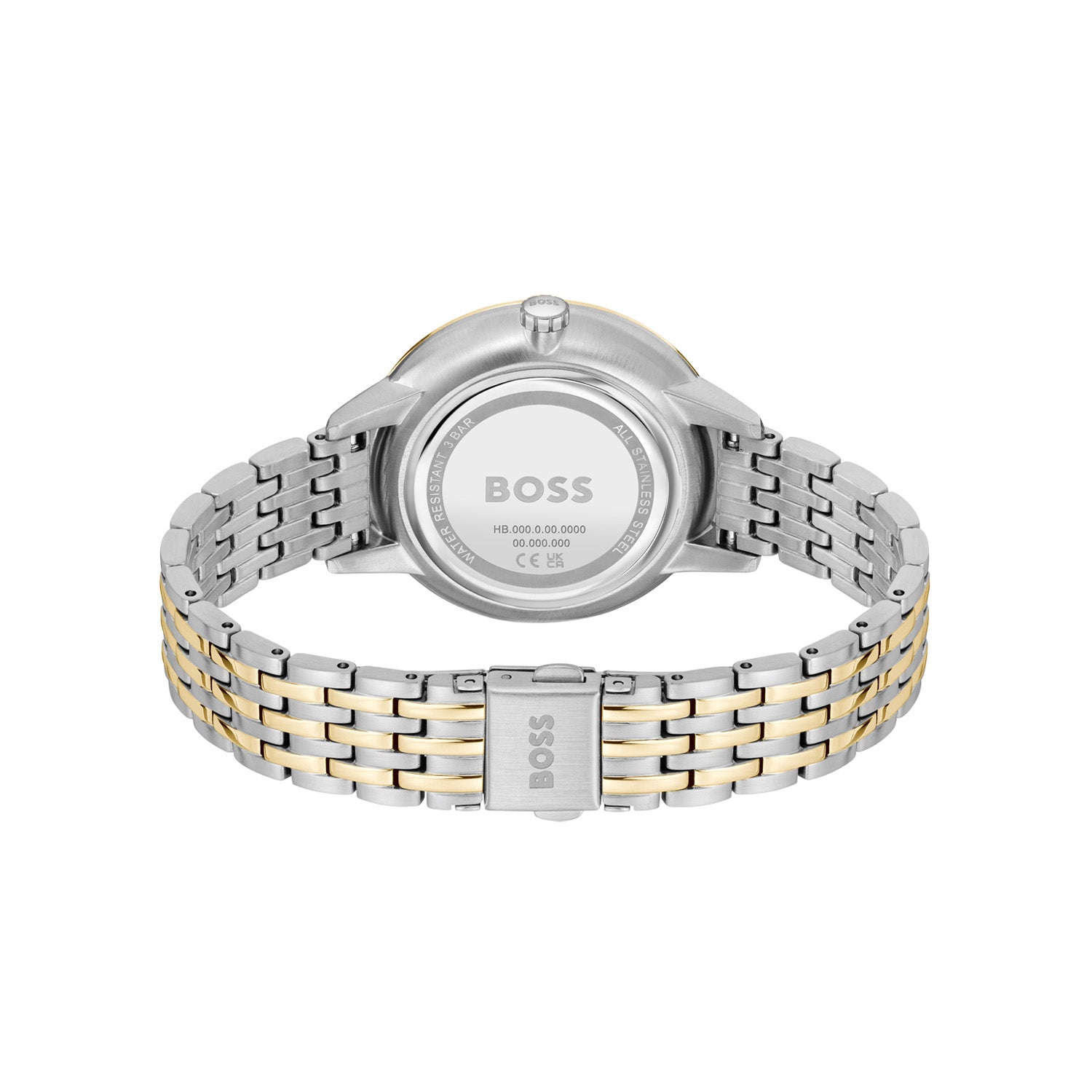 Hugo Boss Dames Horloge HB1502783 38 mm Zilverkleurig