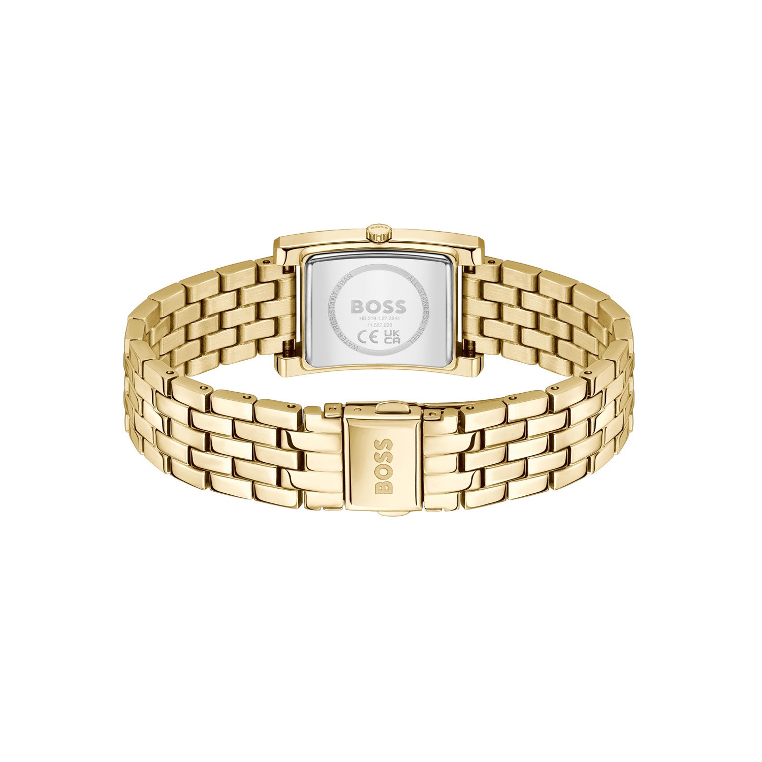 Hugo Boss Dames Horloge HB1502785 25 mm Goudkleurig