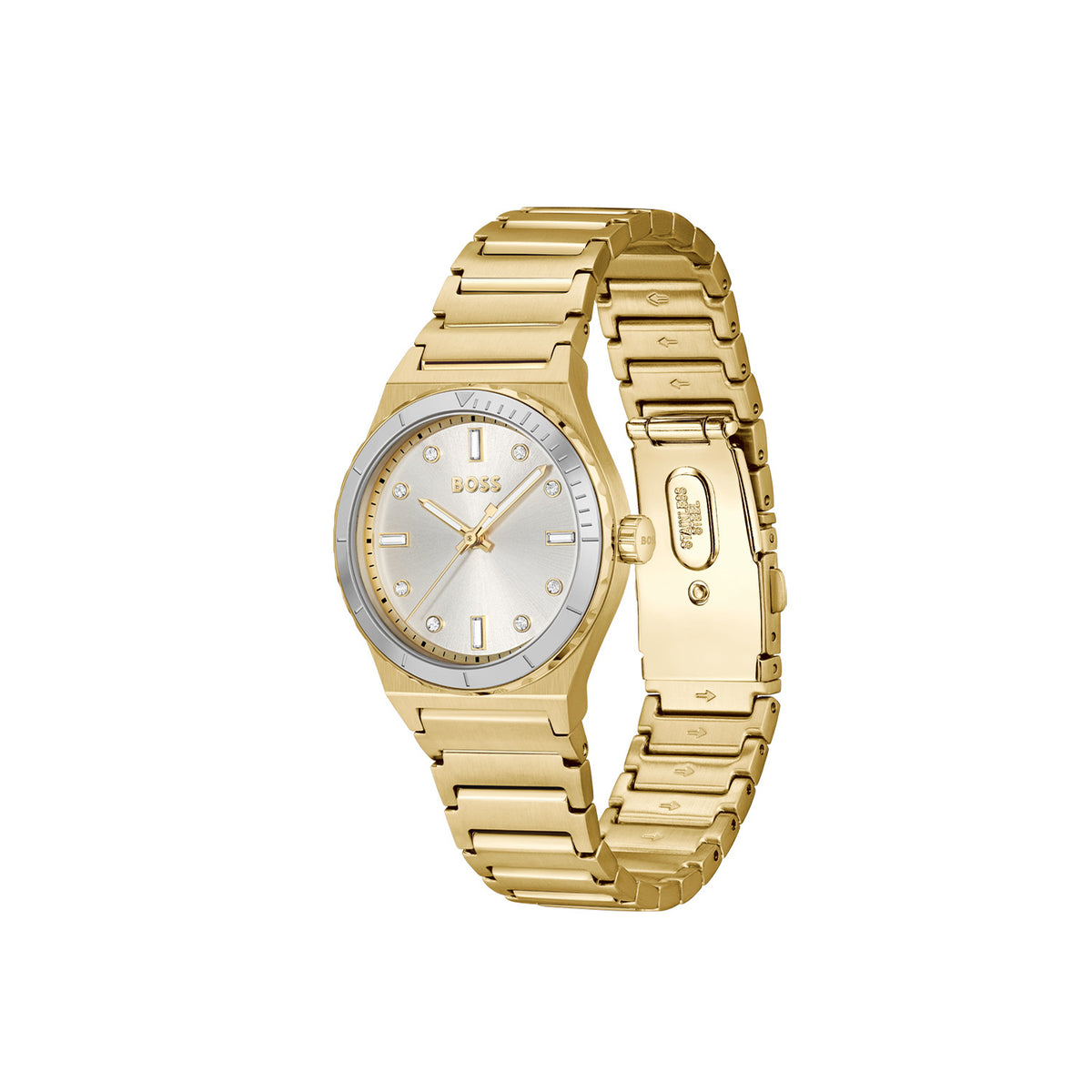 Hugo Boss Dames Horloge HB1502789 32 mm Goudkleurig