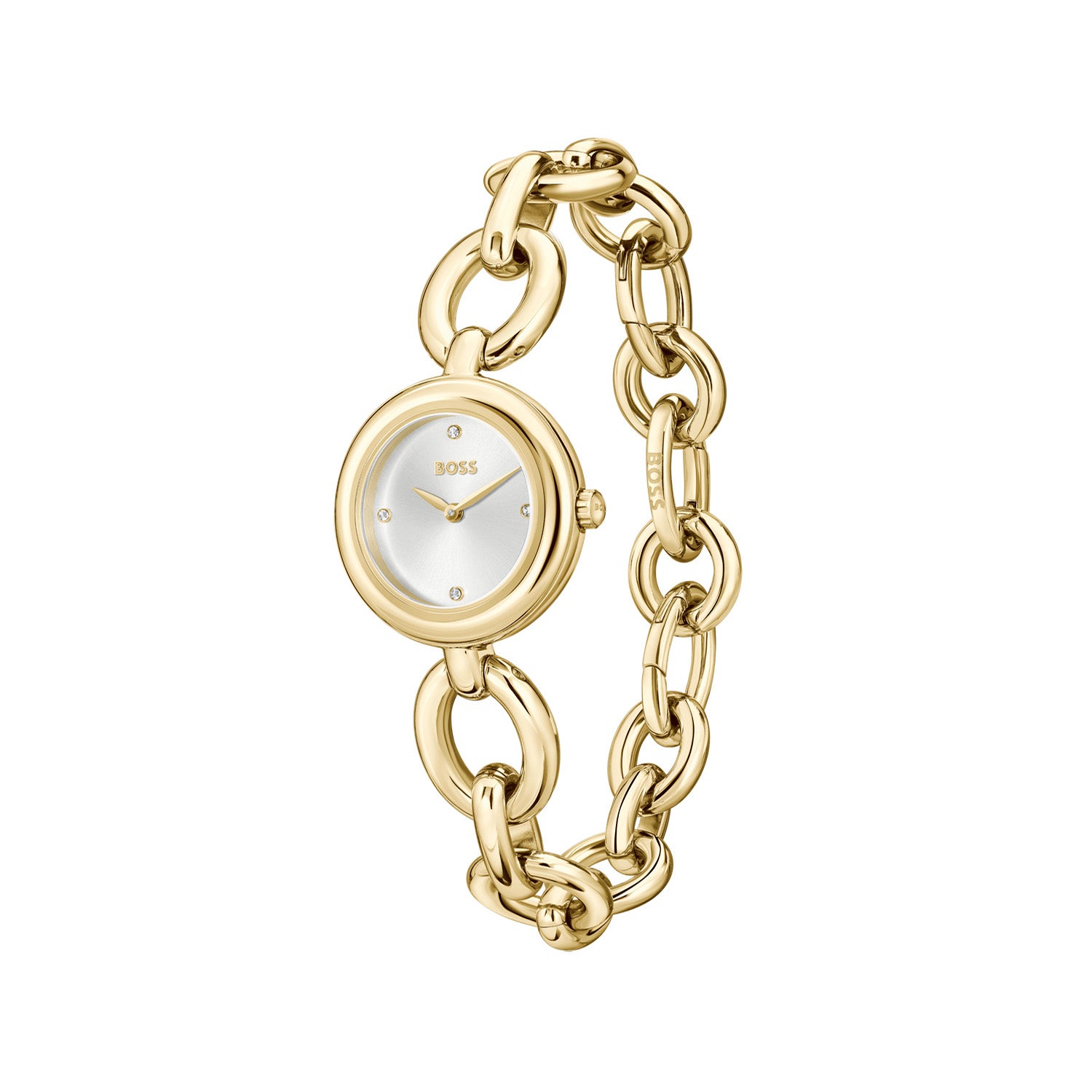 Hugo Boss Dames Horloge HB1502792 28 mm Goudkleurig