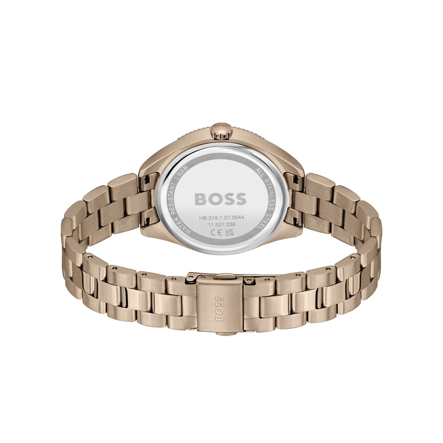 Hugo Boss Dames Horloge HB1502801 34 mm Crème