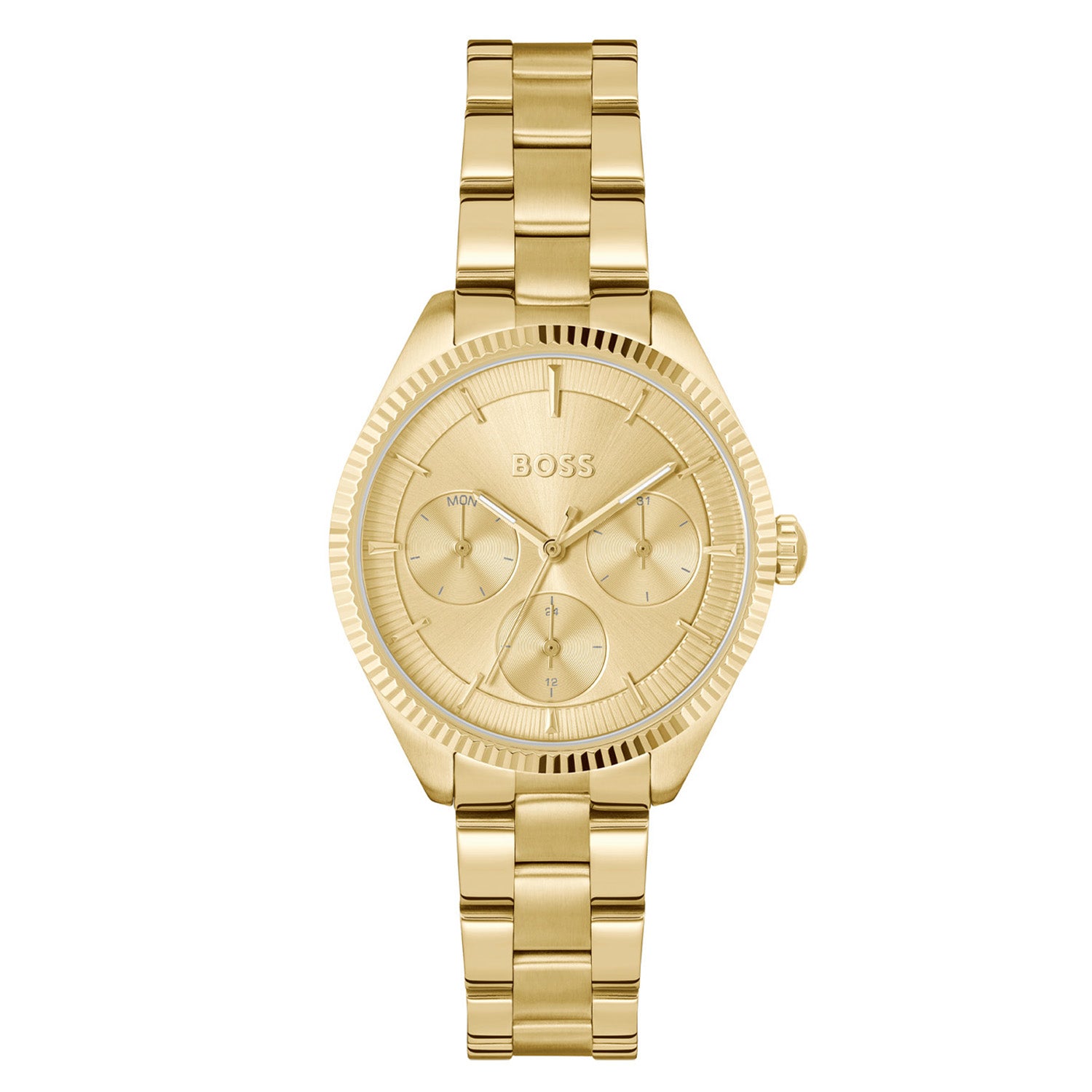 Hugo Boss Dames Horloge HB1502803 34 mm Goudkleurig