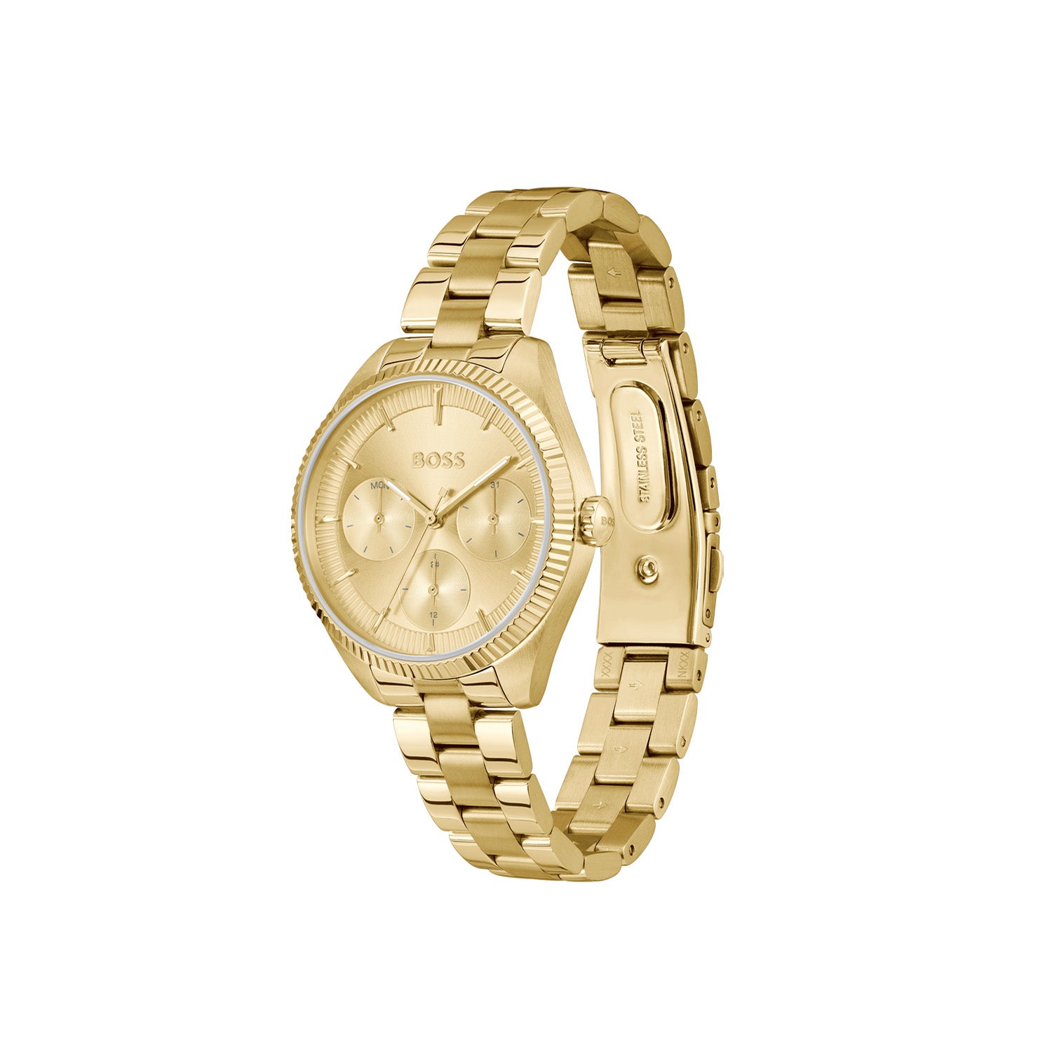 Hugo Boss Dames Horloge HB1502803 34 mm Goudkleurig