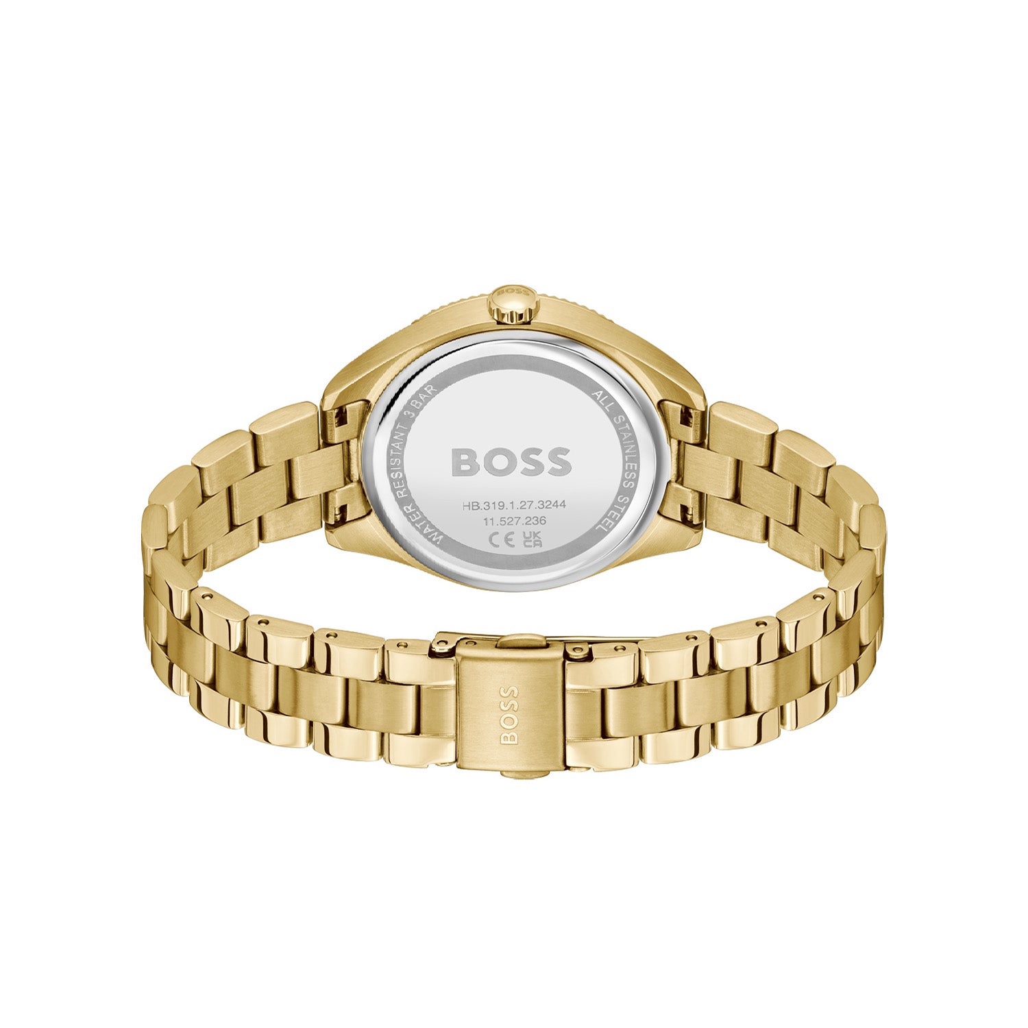 Hugo Boss Dames Horloge HB1502803 34 mm Goudkleurig