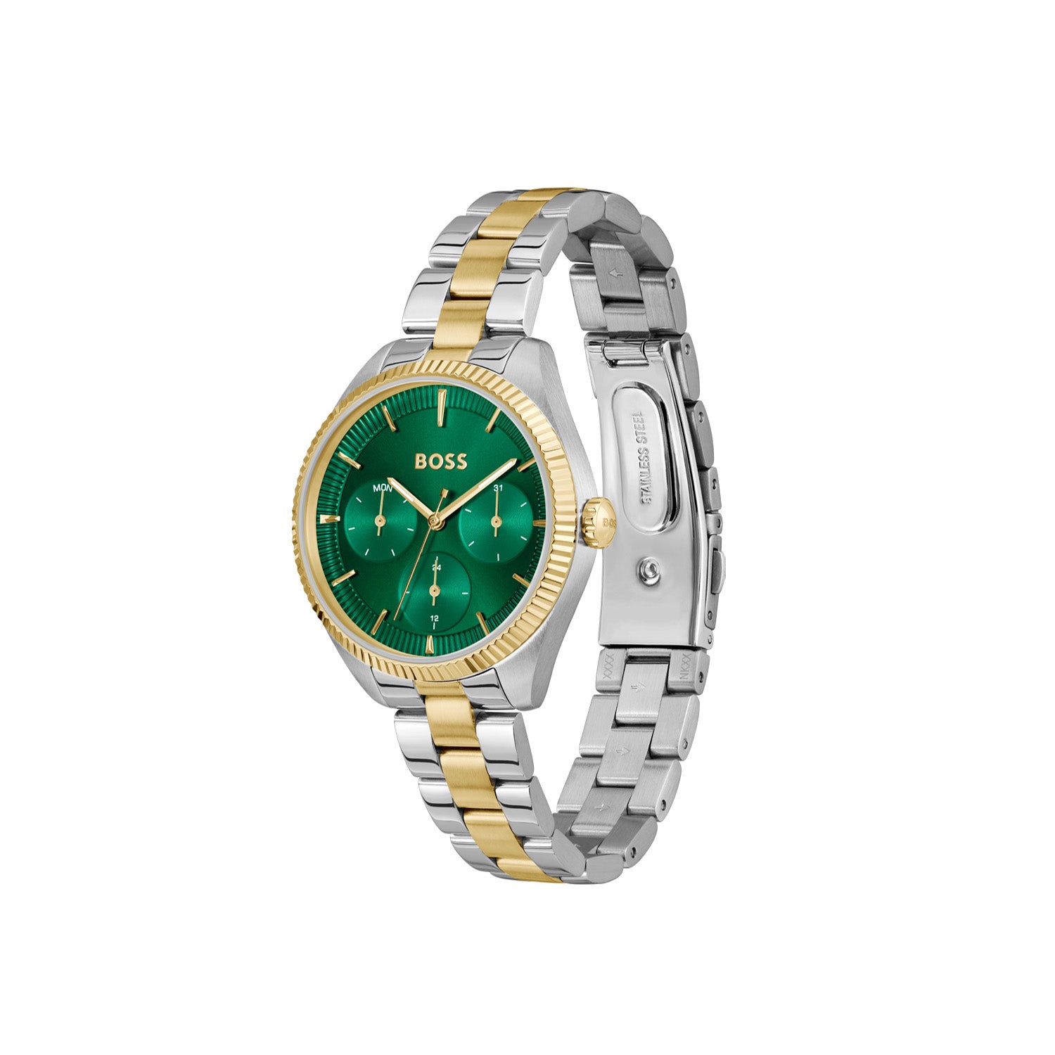 Hugo Boss Dames Horloge HB1502806 34 mm Zilverkleurig