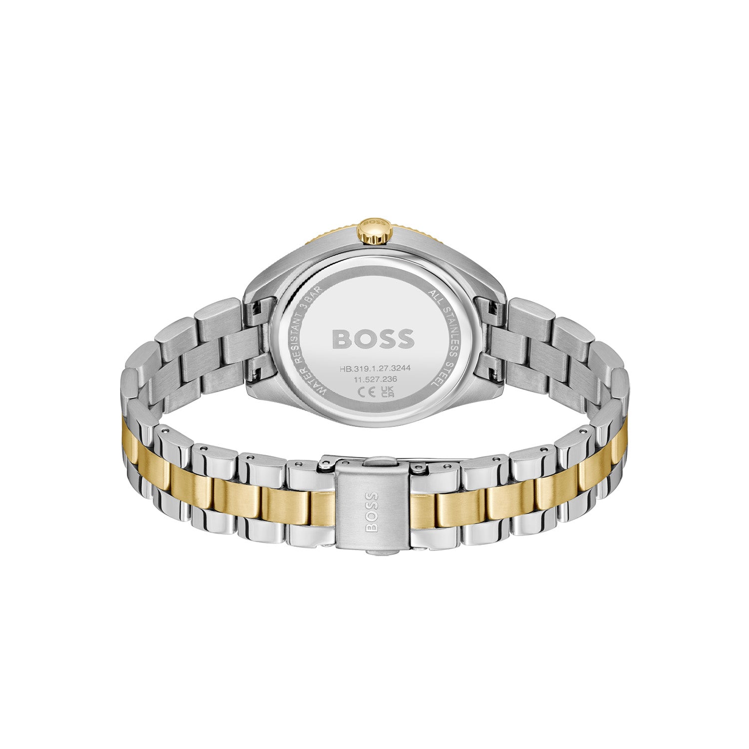 Hugo Boss Dames Horloge HB1502806 34 mm Zilverkleurig