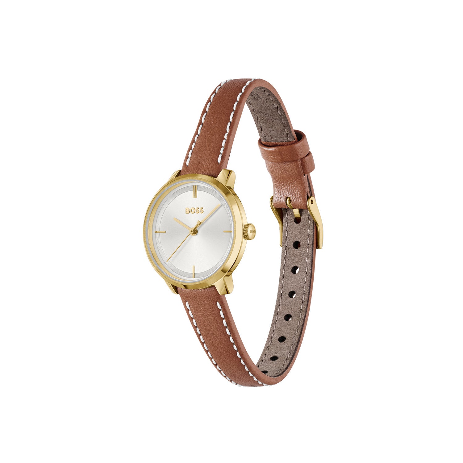 Hugo Boss Dames Horloge HB1502817 28 mm Goudkleurig
