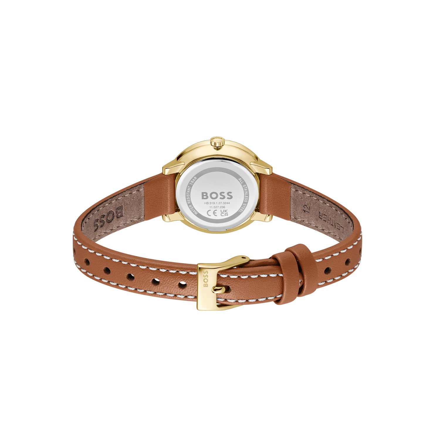 Hugo Boss Dames Horloge HB1502817 28 mm Goudkleurig