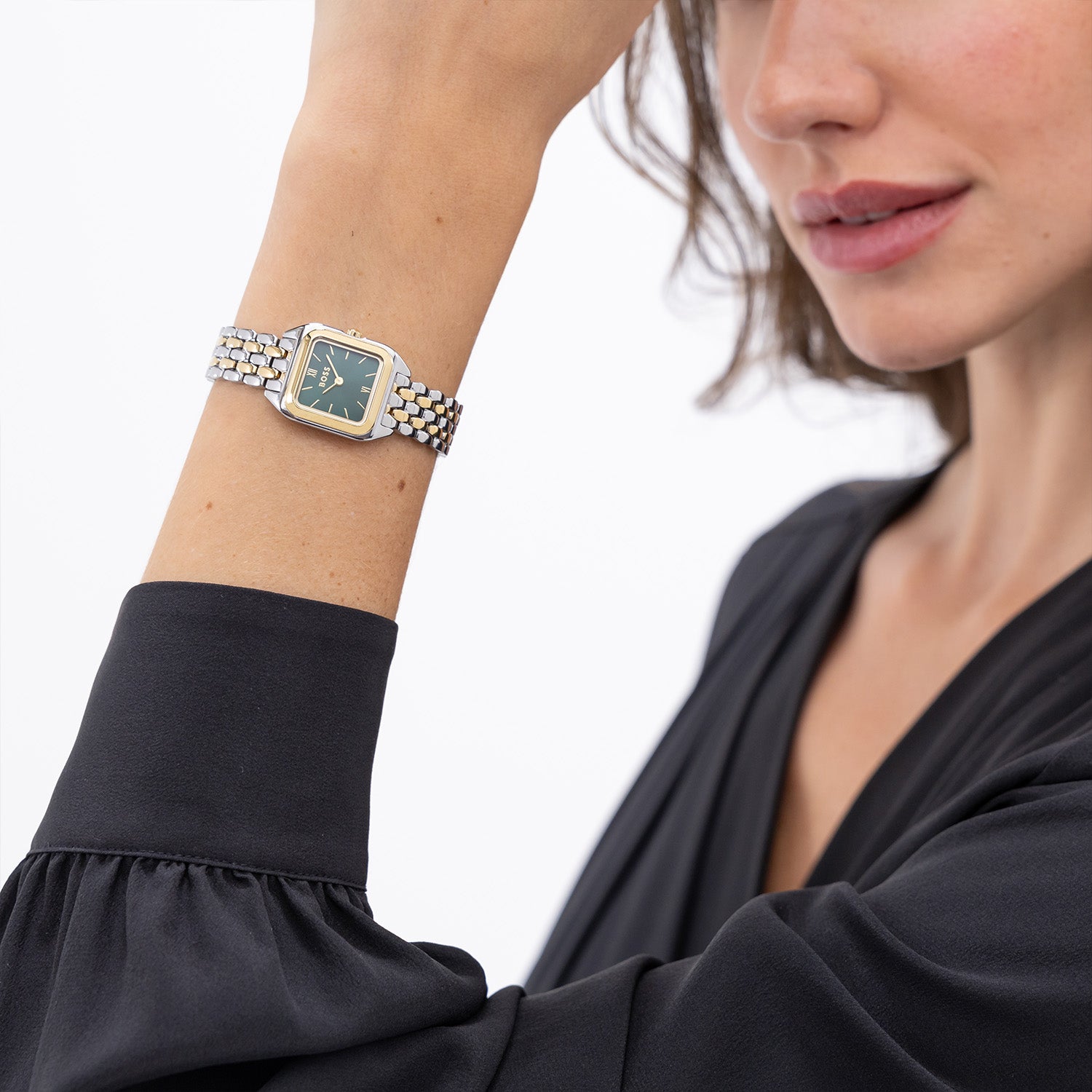Hugo Boss Dames Horloge HB1502822 22 mm Zilverkleurig