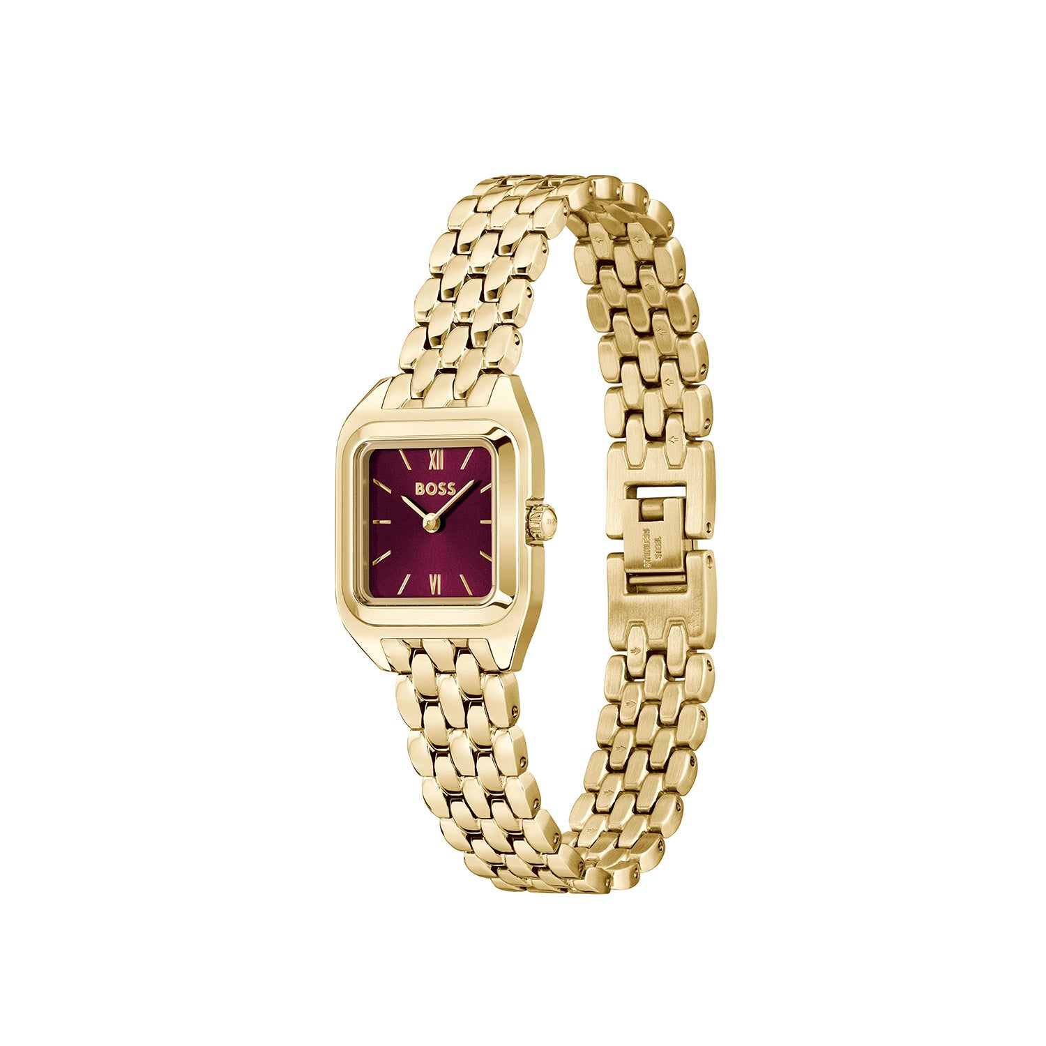 Hugo Boss Dames Horloge HB1502824 22 mm Goudkleurig