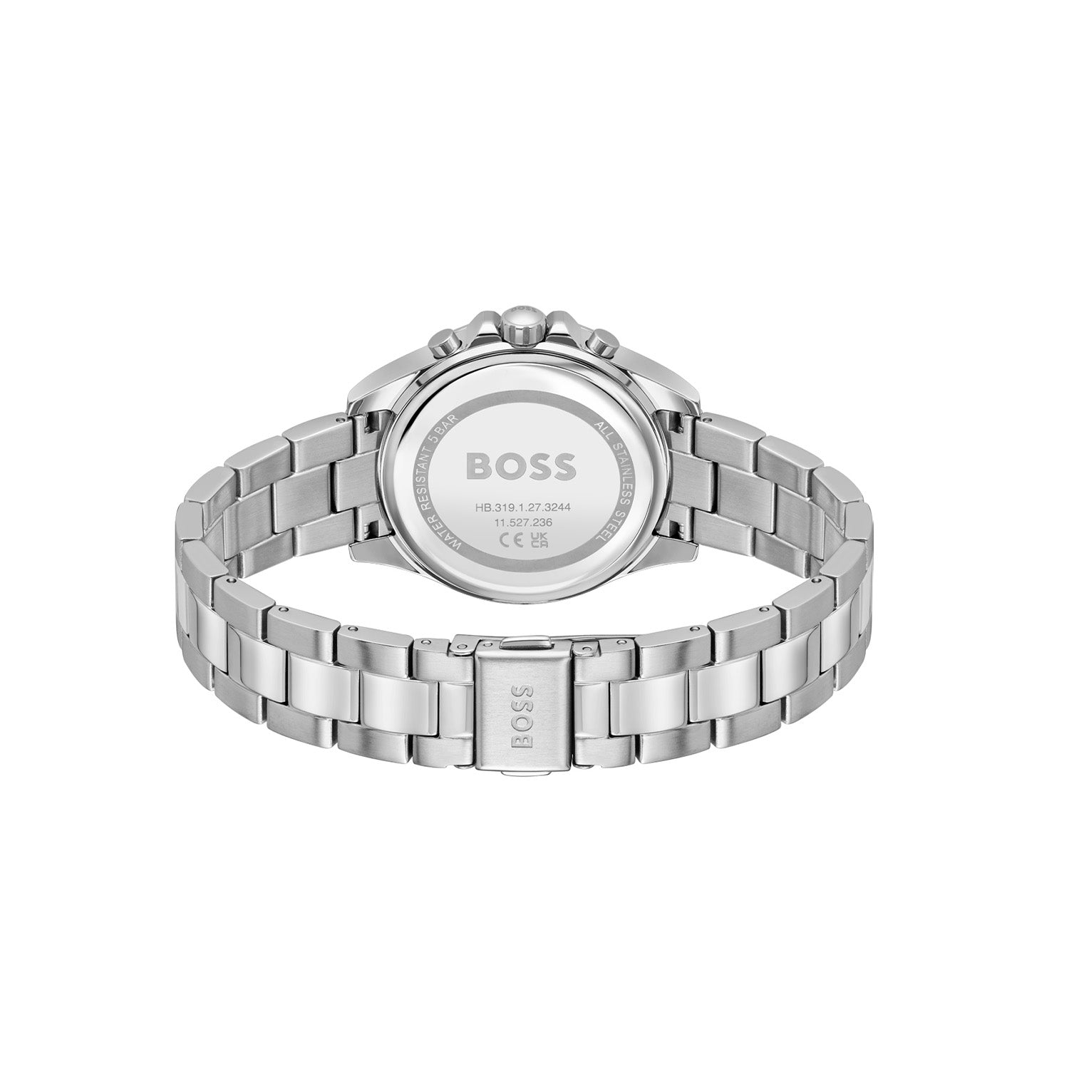 Hugo Boss Dames Horloge HB1502825 36 mm Zilverkleurig