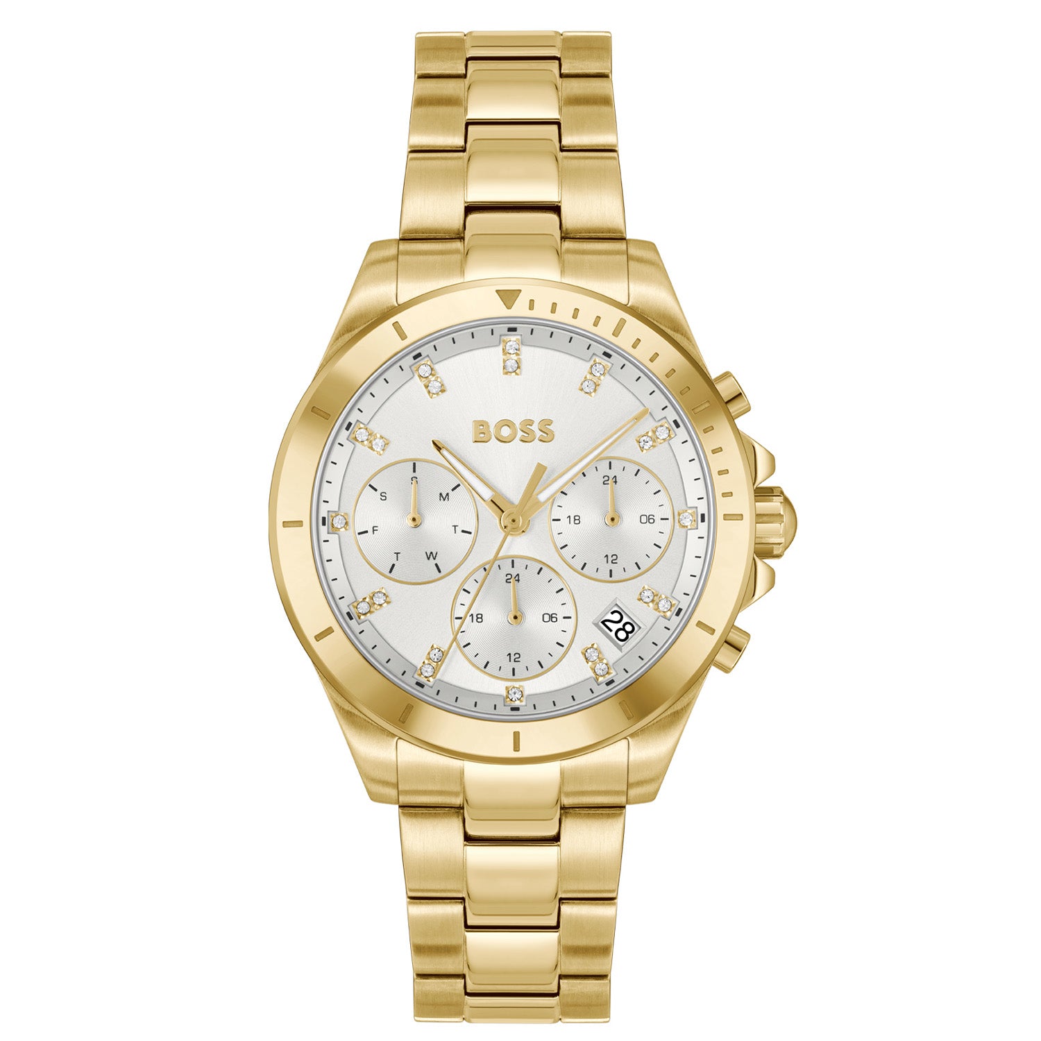 Hugo Boss Dames Horloge HB1502829 36 mm Goudkleurig