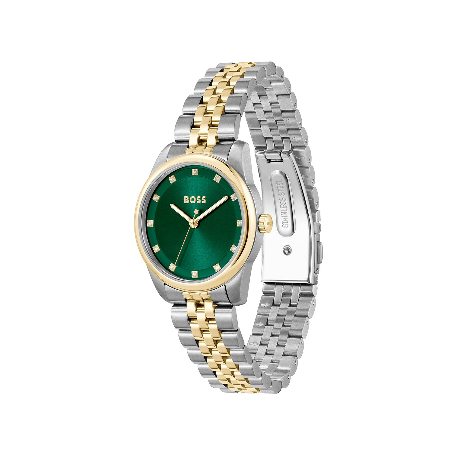 Hugo Boss Dames Horloge HB1502834 32 mm Zilverkleurig