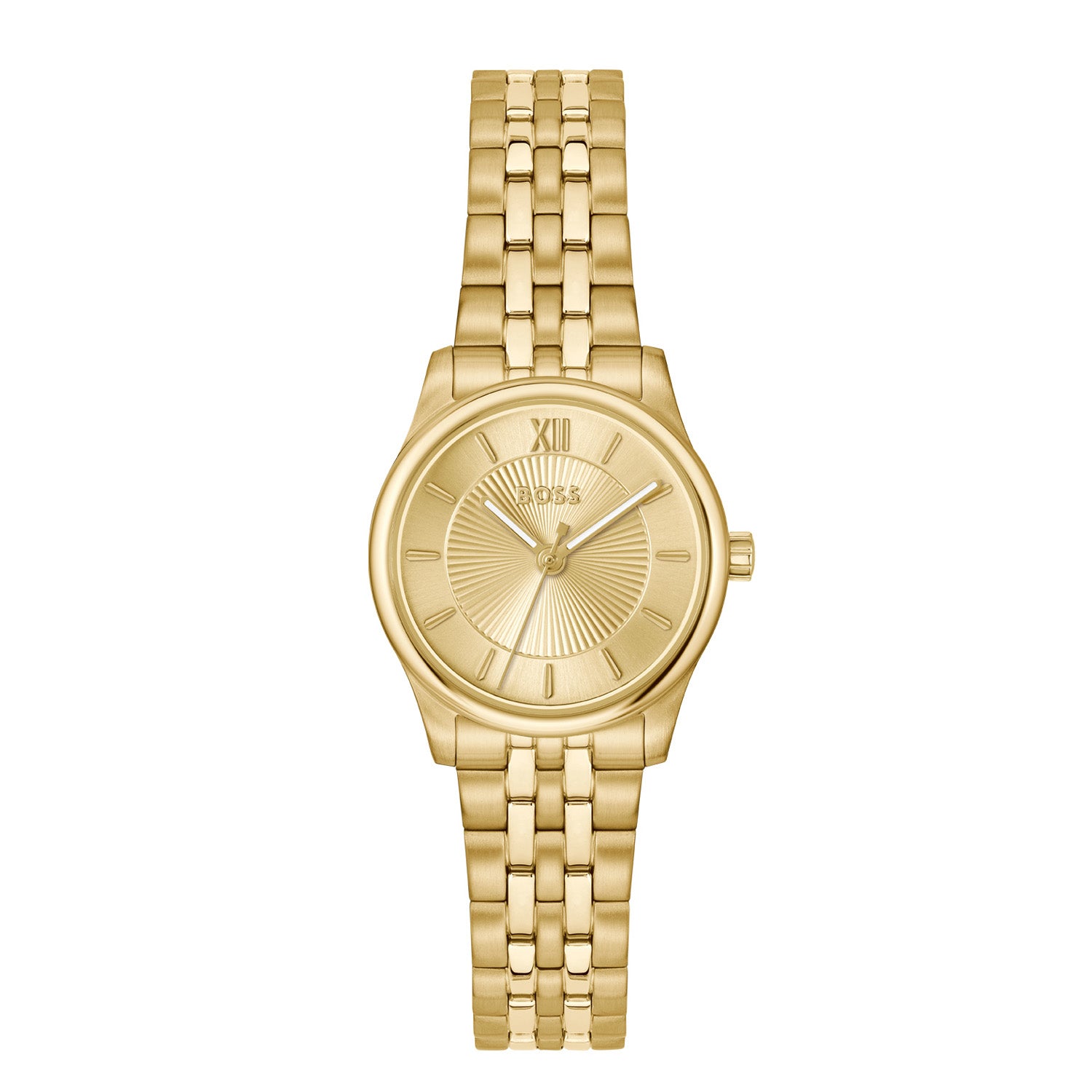 Hugo Boss Dames Horloge HB1502843 25 mm Goudkleurig