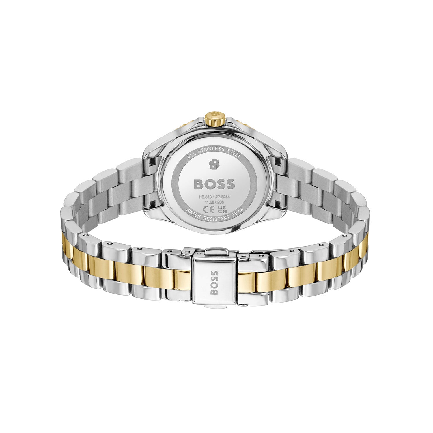 Hugo Boss Dames Horloge HB1502848 30 mm Zilverkleurig