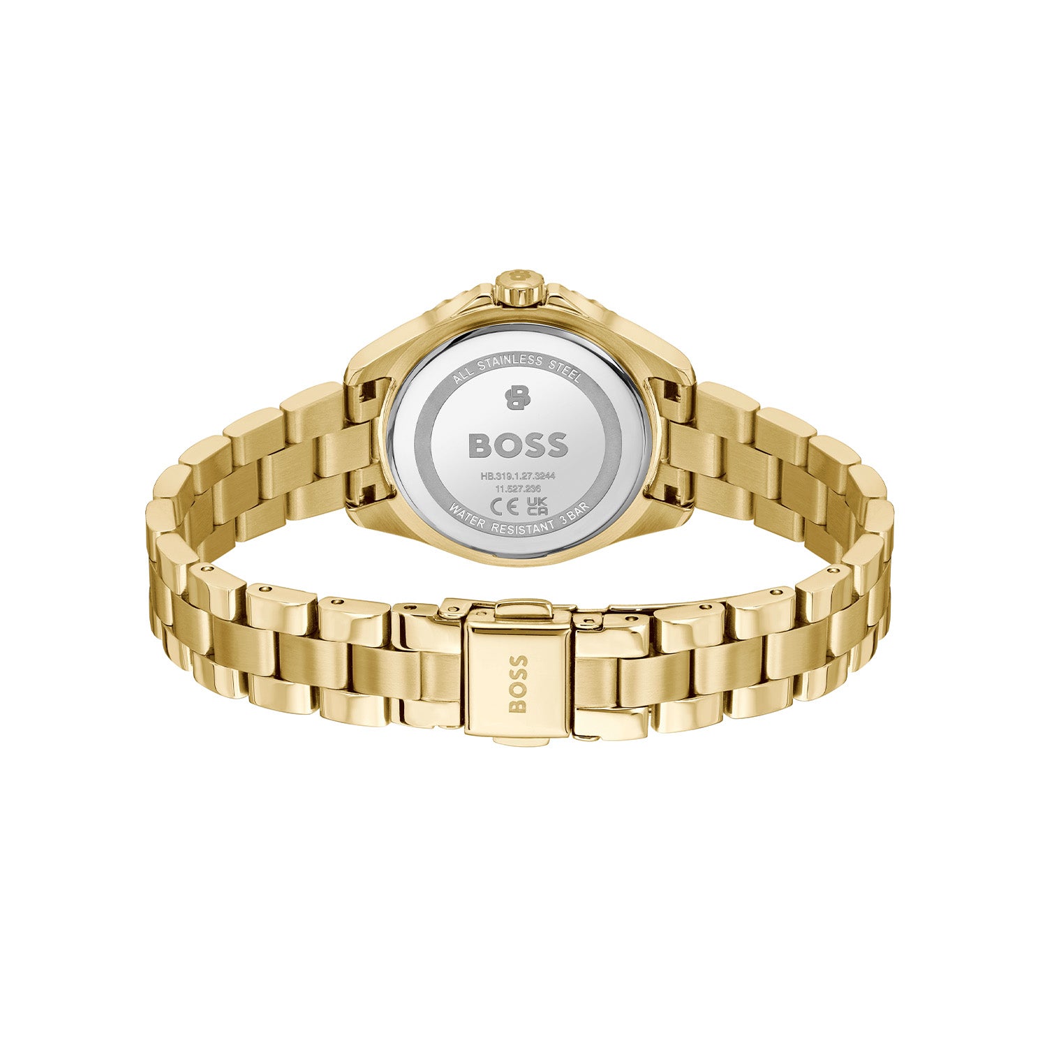 Hugo Boss Dames Horloge HB1502849 30 mm Goudkleurig