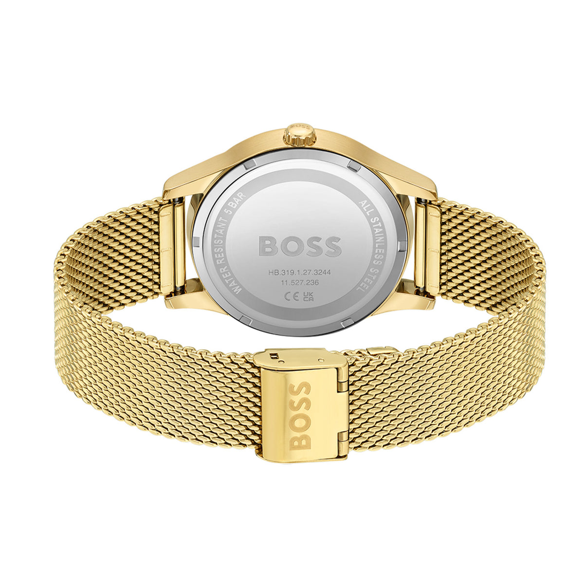 Hugo Boss Heren Horloge HB1513982 41 mm Goudkleurig