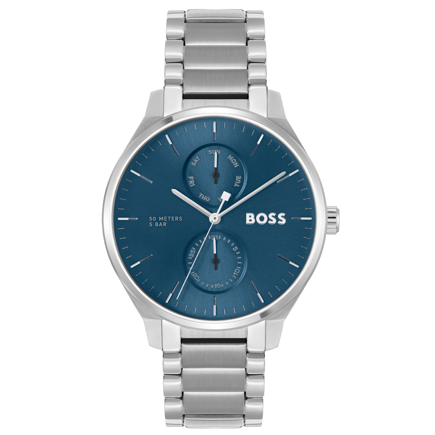 Hugo Boss Heren Horloge HB1514106 43 mm Zilverkleurig
