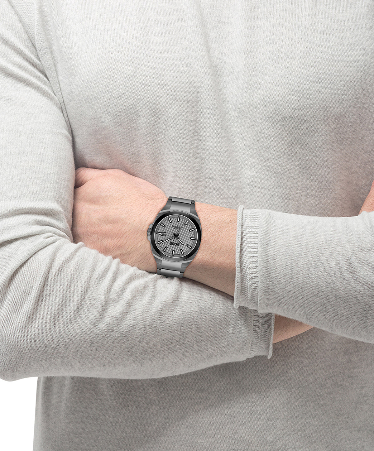 Hugo Boss Heren Horloge HB1514137 41 mm Grijs