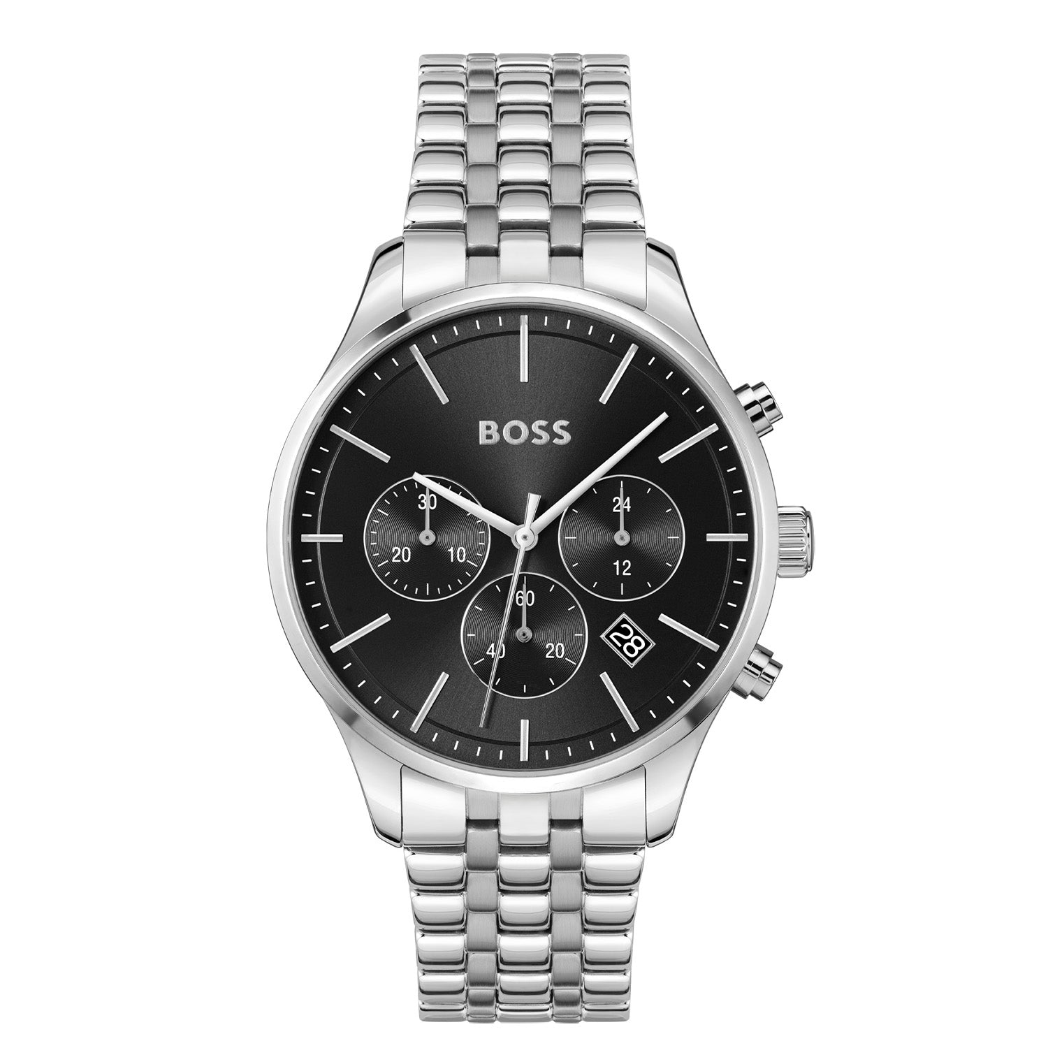 Hugo Boss Heren Horloge HB1514157 42 mm Zilverkleurig