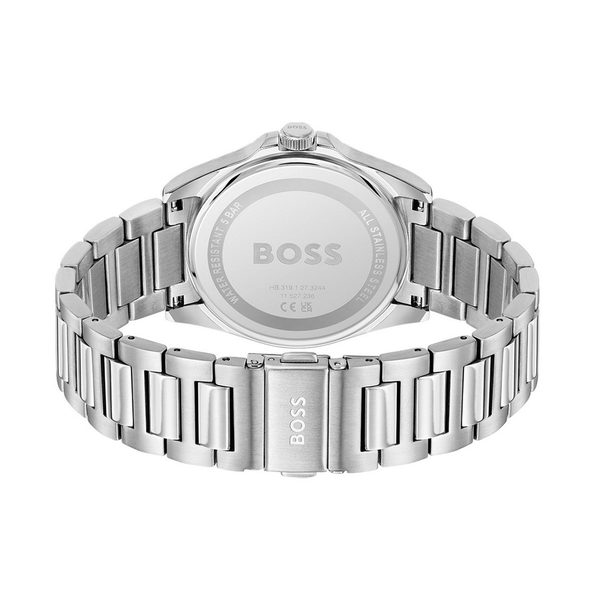 Hugo Boss Heren Horloge HB1514170 41 mm Zilverkleurig