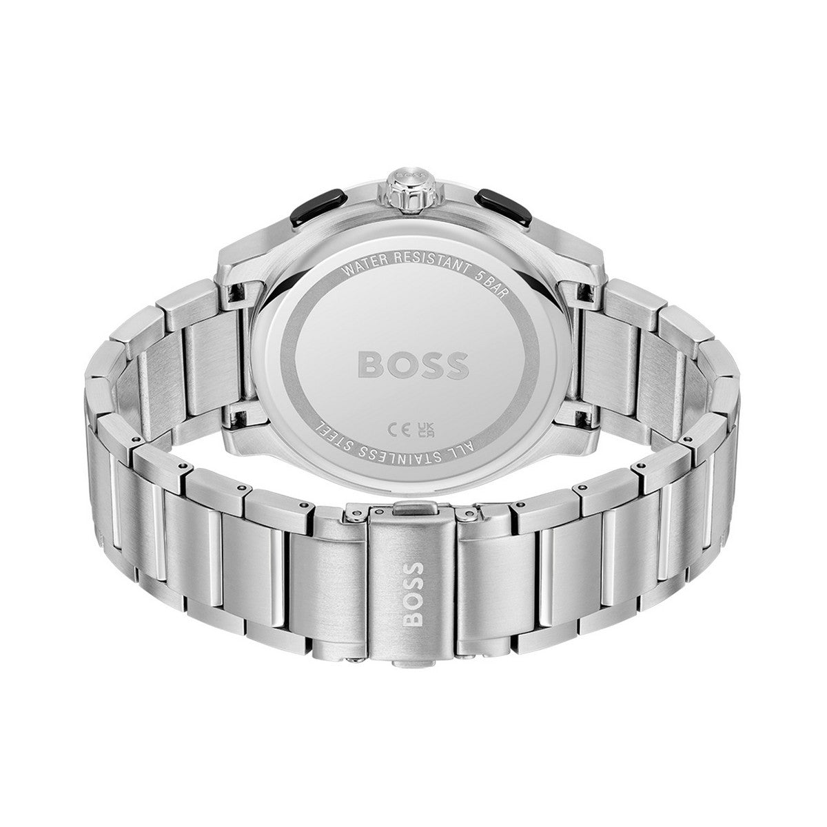 Hugo Boss Heren Horloge HB1514191 44 mm Zilverkleurig