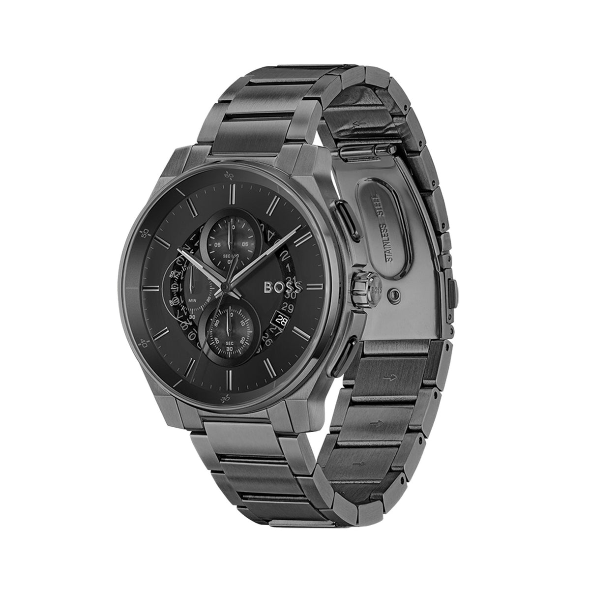 Hugo Boss Heren Horloge HB1514192 44 mm Zwart