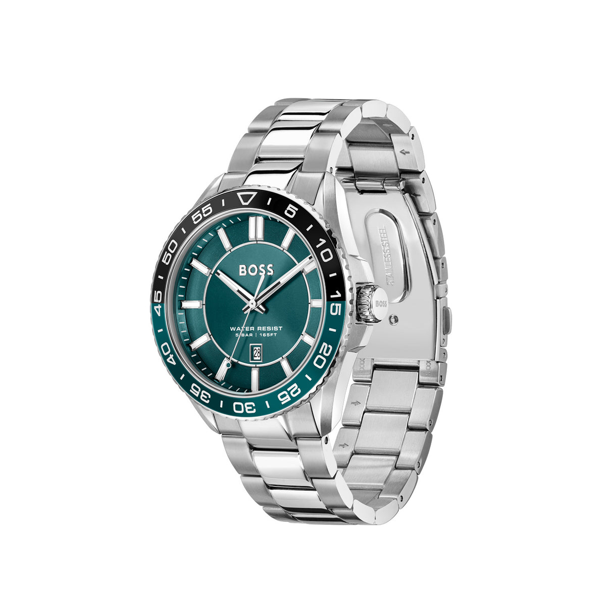 Hugo Boss Heren Horloge HB1514208 43 mm Zilverkleurig