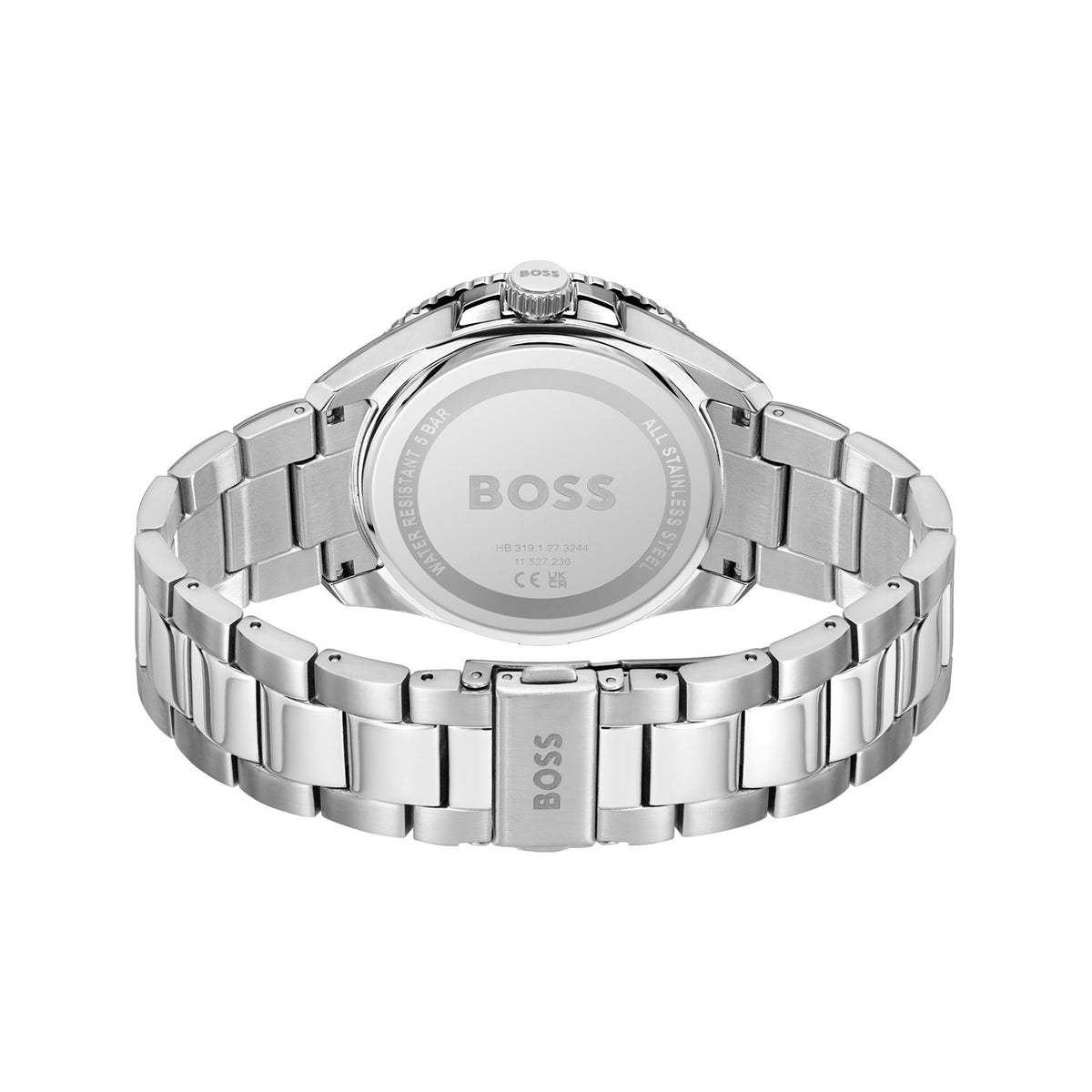 Hugo Boss Heren Horloge HB1514208 43 mm Zilverkleurig