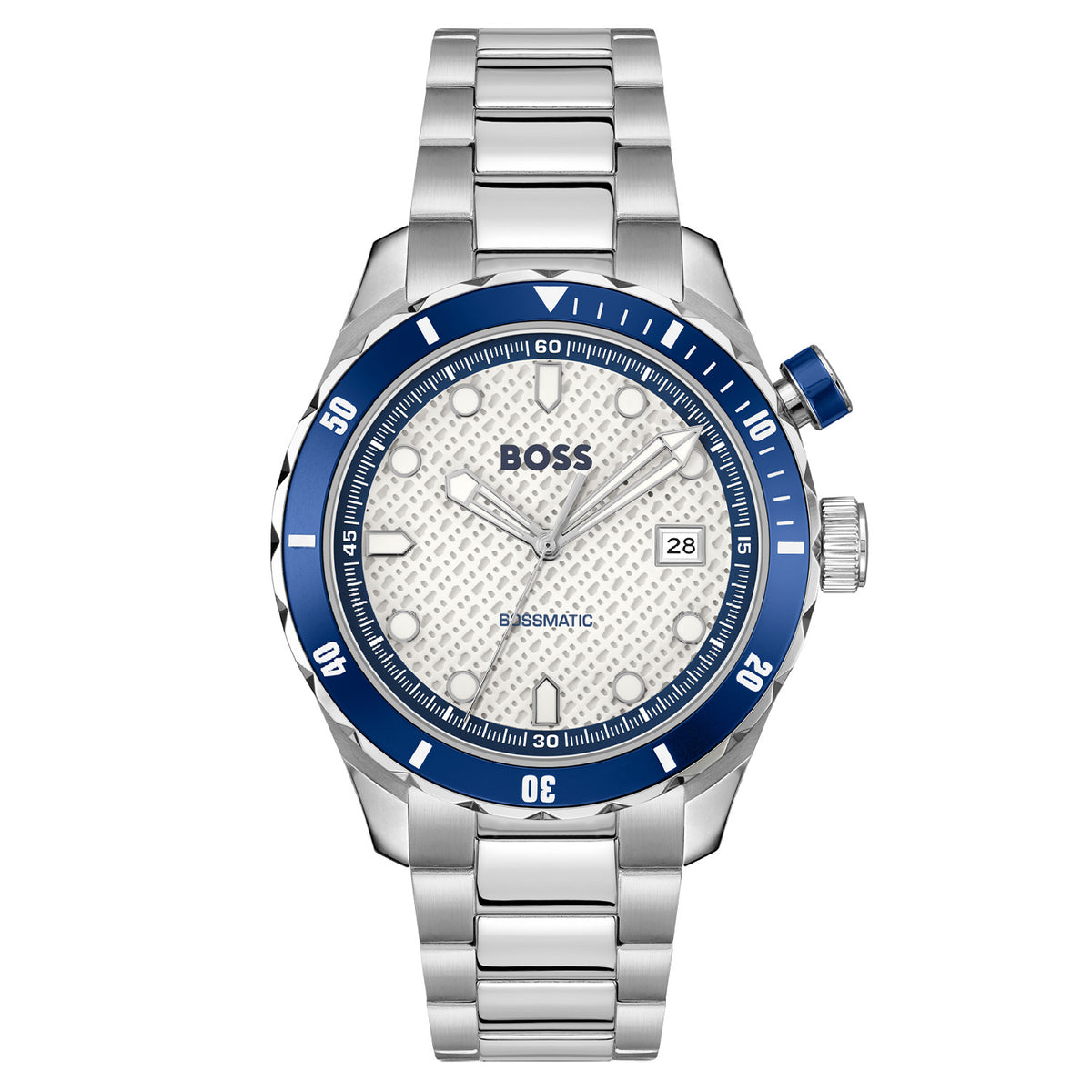 Hugo Boss Heren Horloge HB1514212 42 mm Zilverkleurig