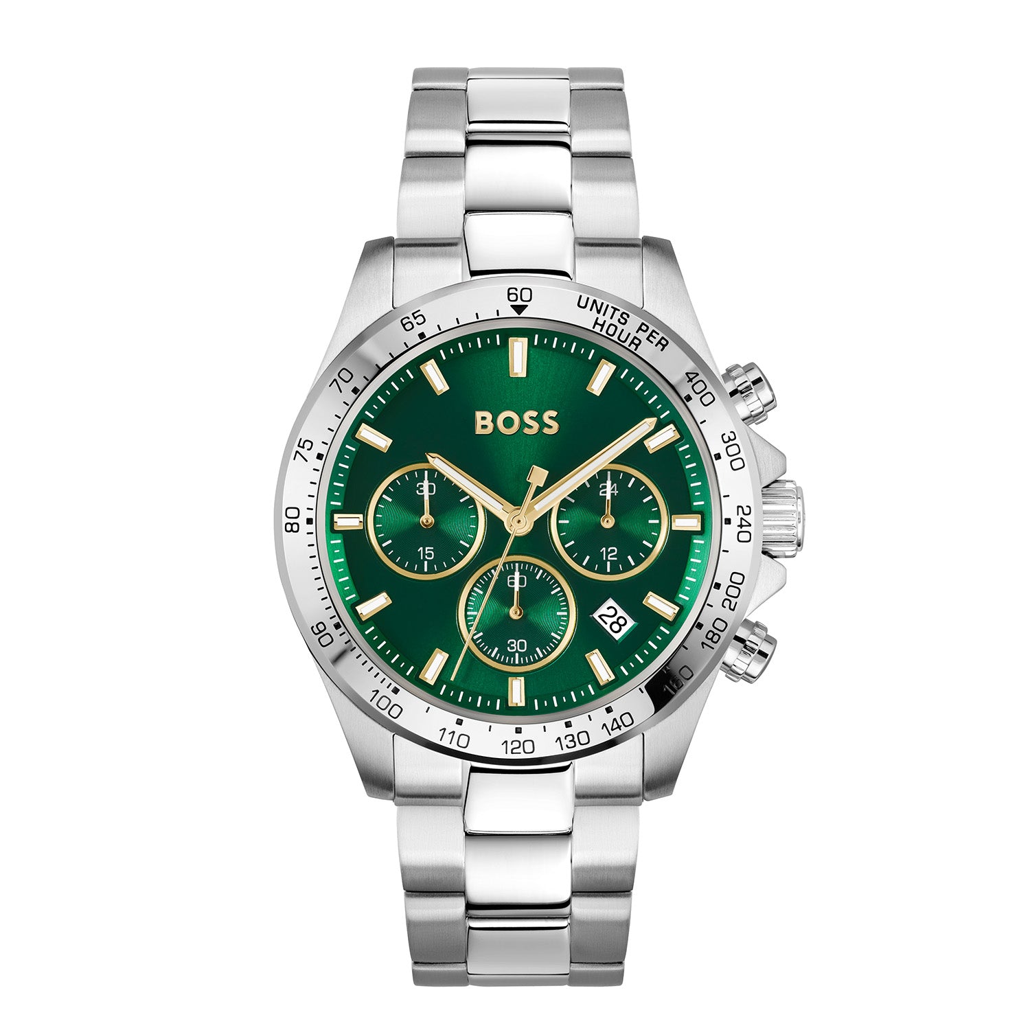 Hugo Boss Heren Horloge HB1514217 43 mm Zilverkleurig