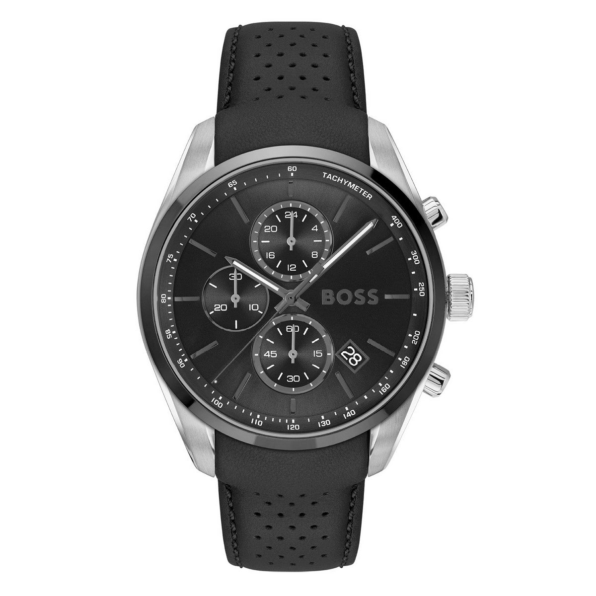 Hugo Boss Heren Horloge HB1514224 44 mm Zilverkleurig