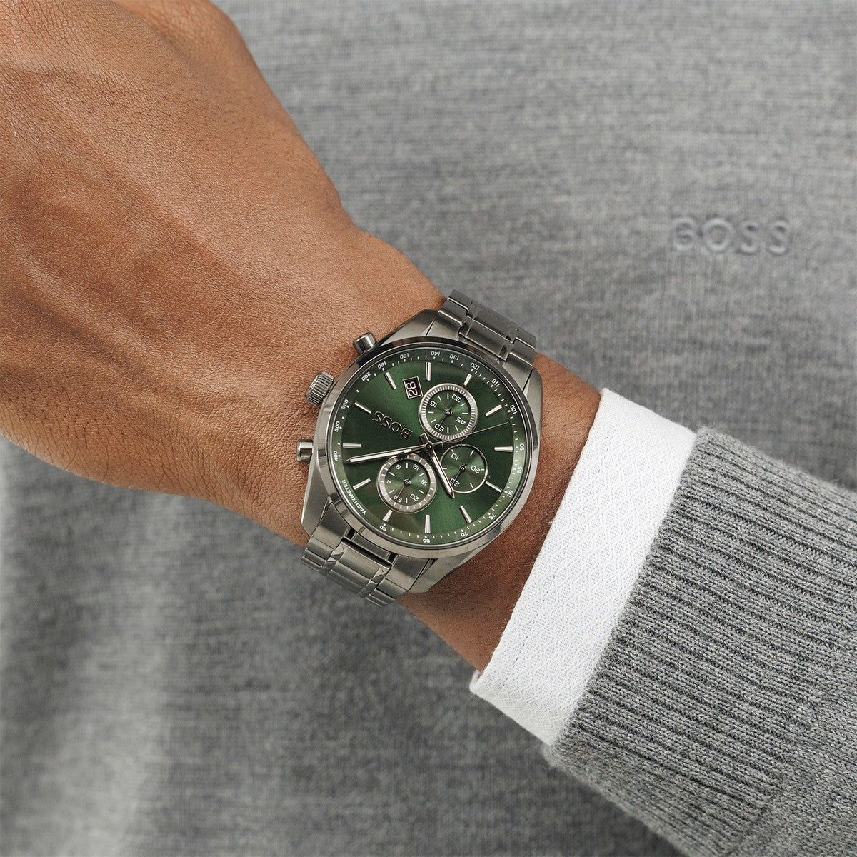 Hugo Boss Heren Horloge HB1514228 44 mm Zwart