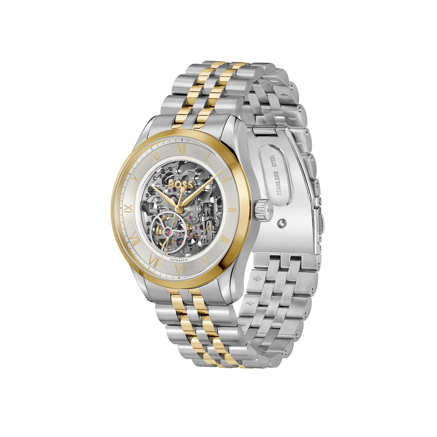 Hugo Boss Heren Horloge HB1514237 41 mm Zilverkleurig