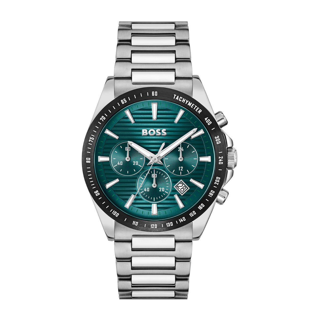 Hugo Boss Heren Horloge HB1514241 41 mm Zilverkleurig