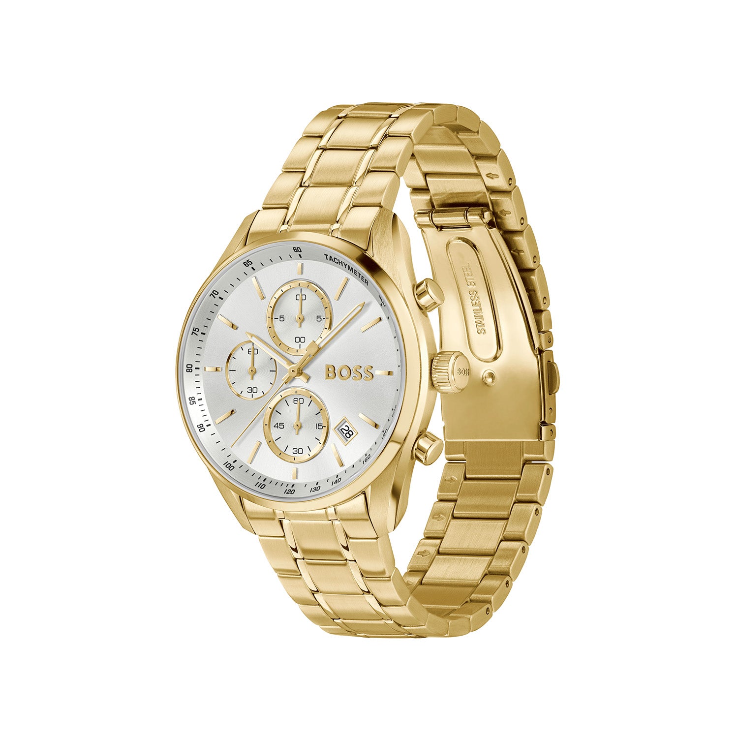 Hugo Boss Heren Horloge HB1514261 40 mm Goudkleurig