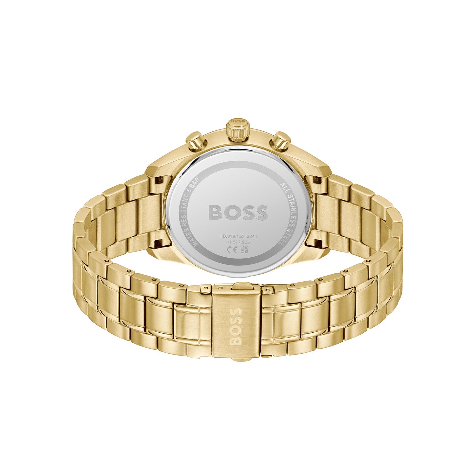 Hugo Boss Heren Horloge HB1514261 40 mm Goudkleurig