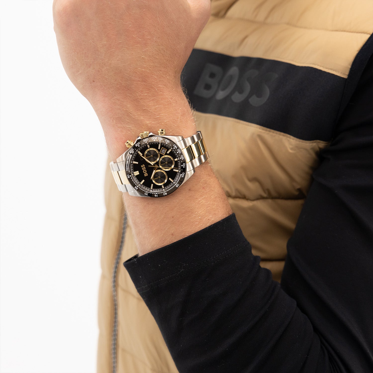 Hugo Boss Heren Horloge HB1514269 43 mm Zilverkleurig
