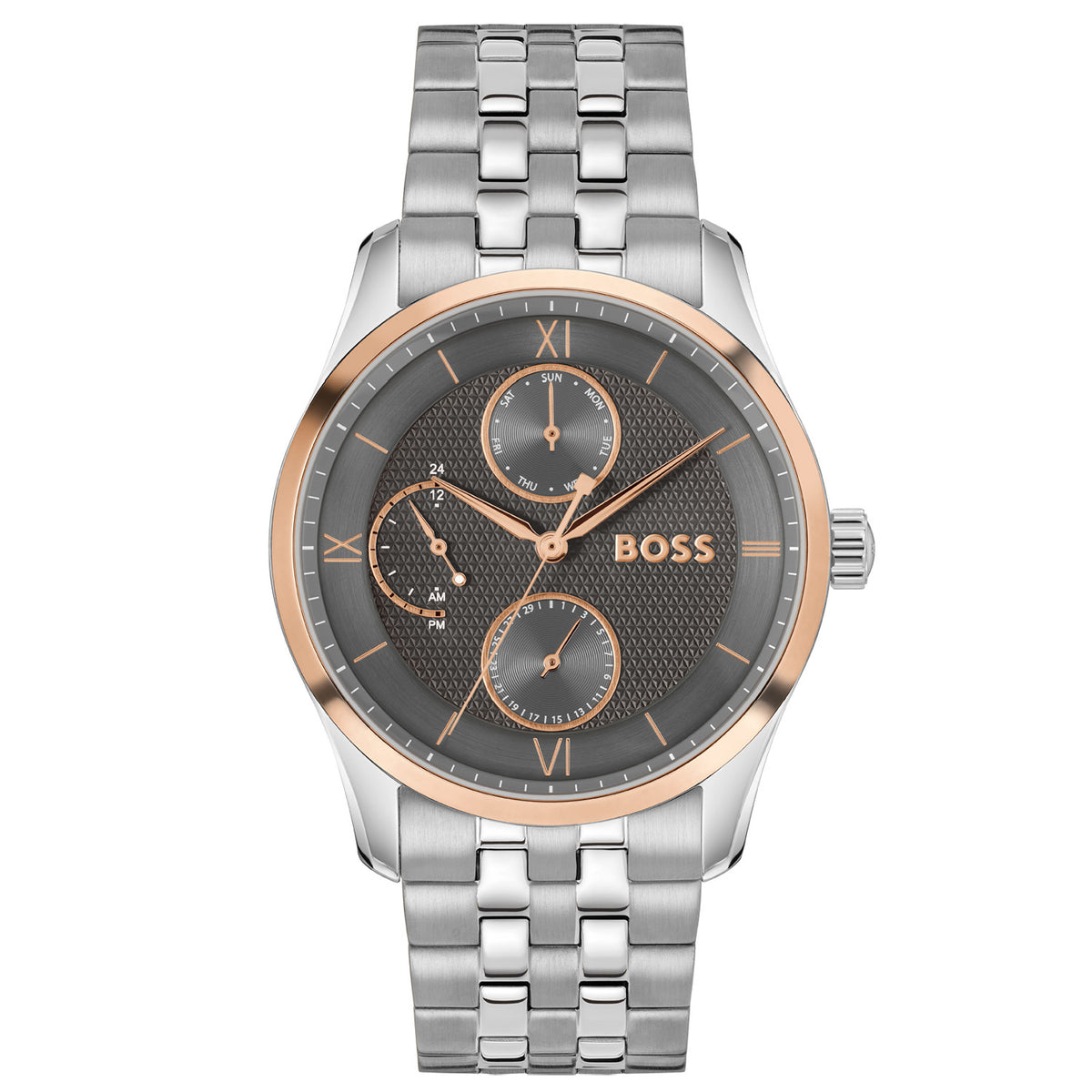 Hugo Boss Heren Horloge HB1514275 41 mm Zilverkleurig