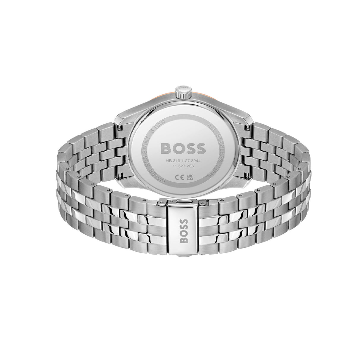 Hugo Boss Heren Horloge HB1514275 41 mm Zilverkleurig