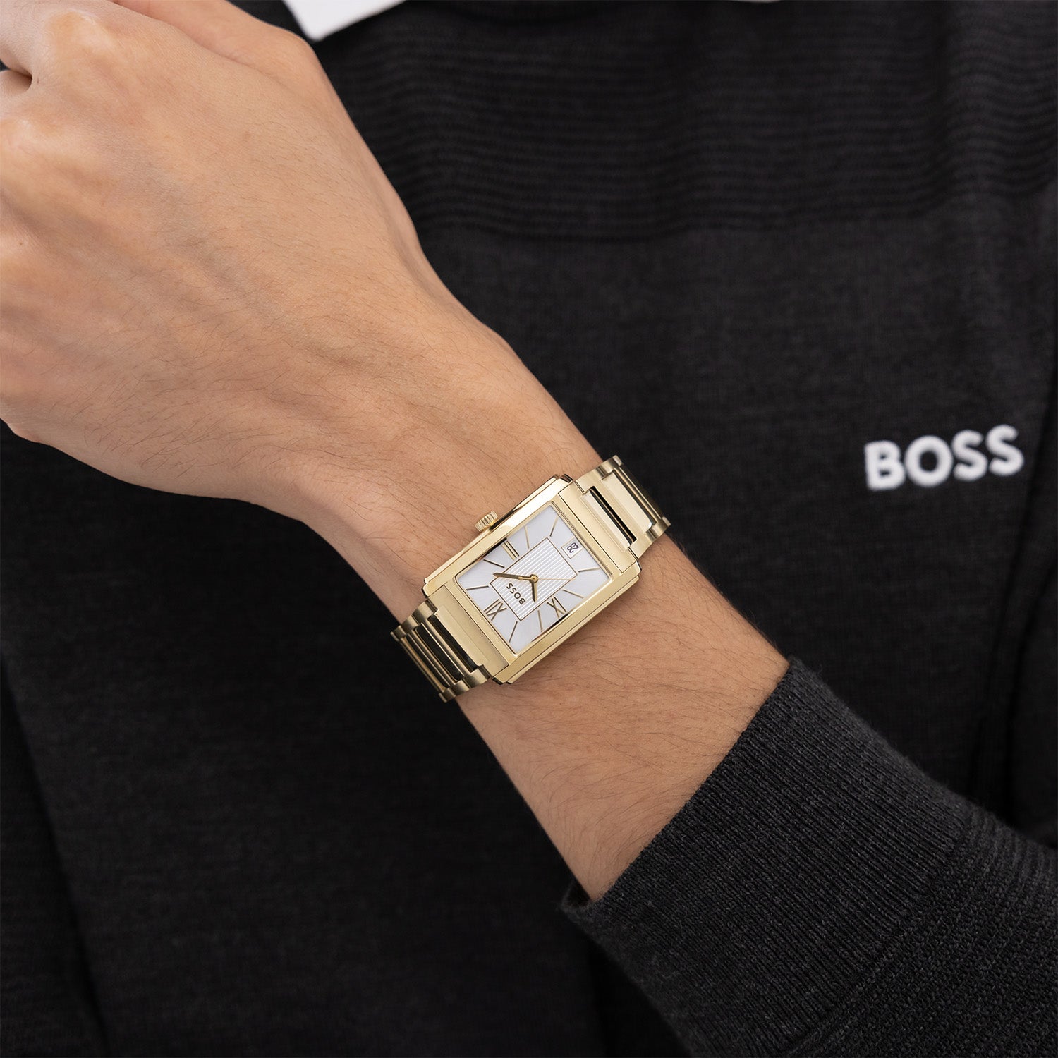 Hugo Boss Heren Horloge HB1514280 39 mm Goudkleurig