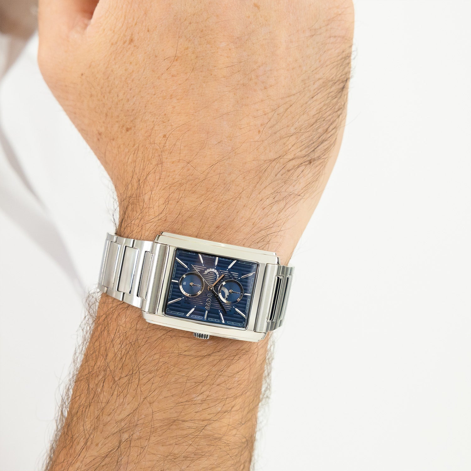 Hugo Boss Heren Horloge HB1514318 42 mm Zilverkleurig