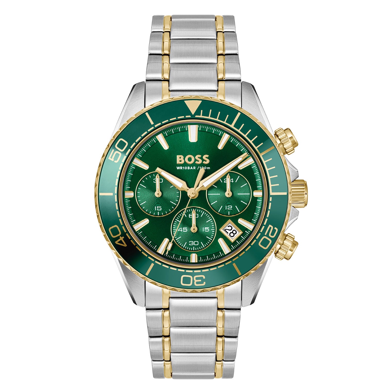 Hugo Boss Heren Horloge HB1514325 44 mm Zilverkleurig