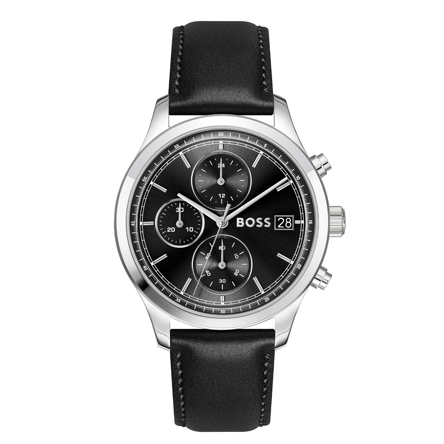 Hugo Boss Heren Horloge HB1514326 41 mm Zilverkleurig