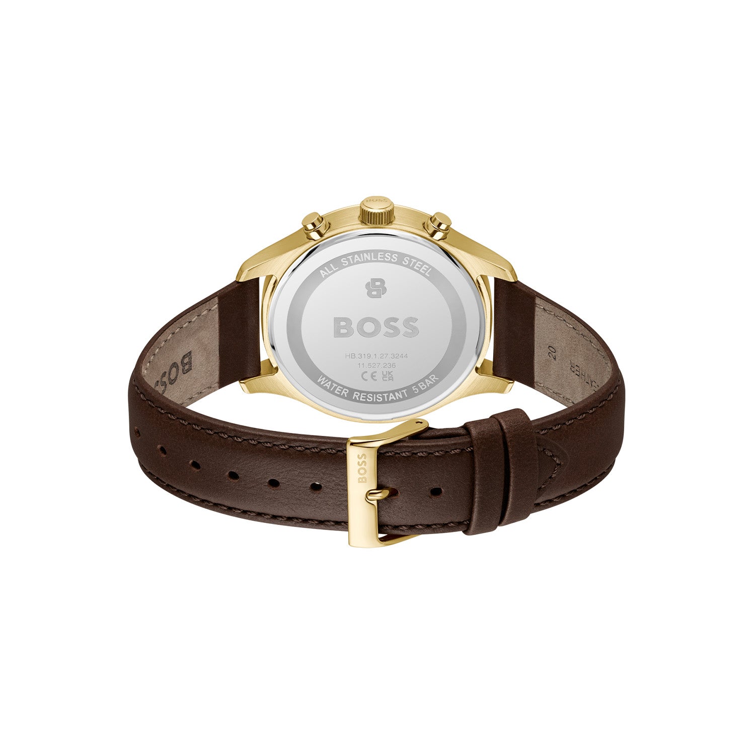 Hugo Boss Heren Horloge HB1514327 41 mm Goudkleurig