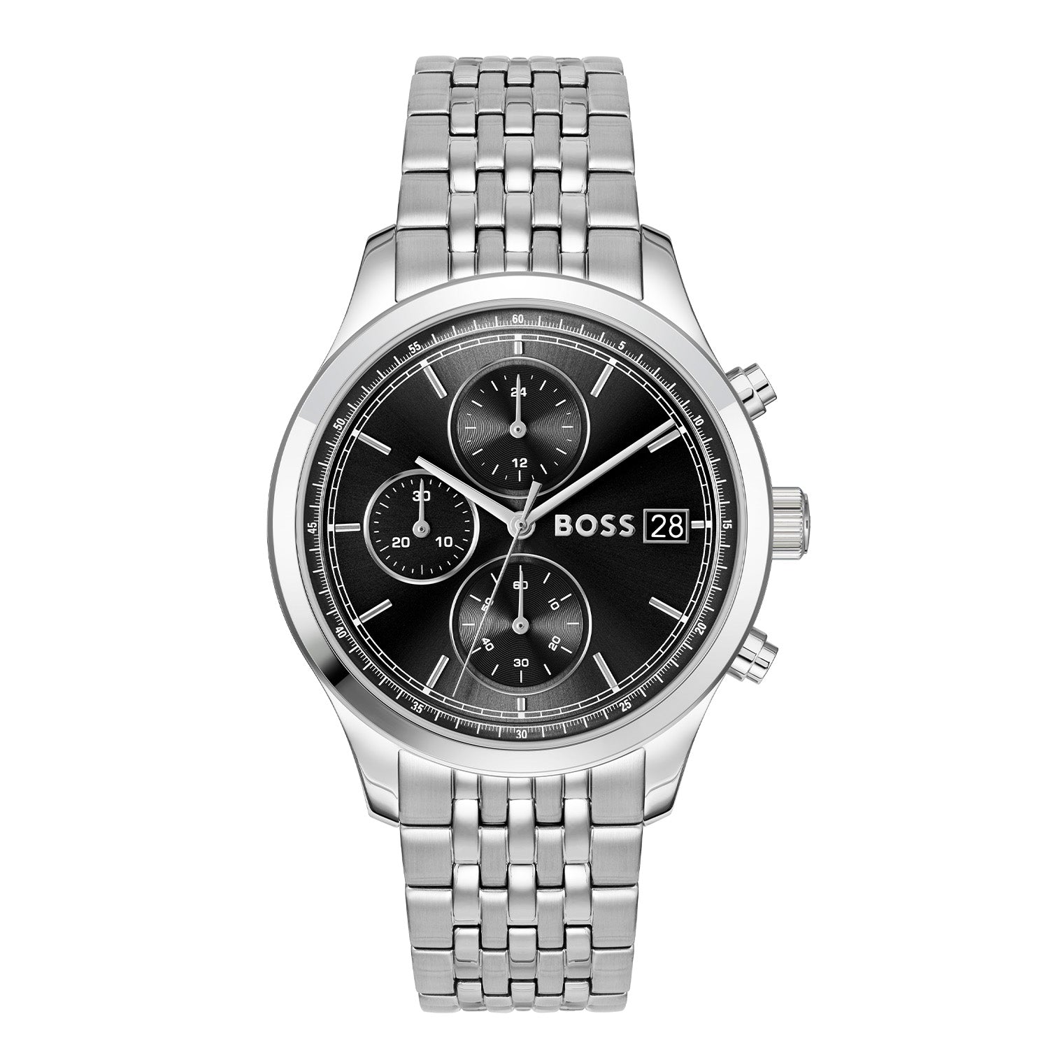 Hugo Boss Heren Horloge HB1514328 41 mm Zilverkleurig