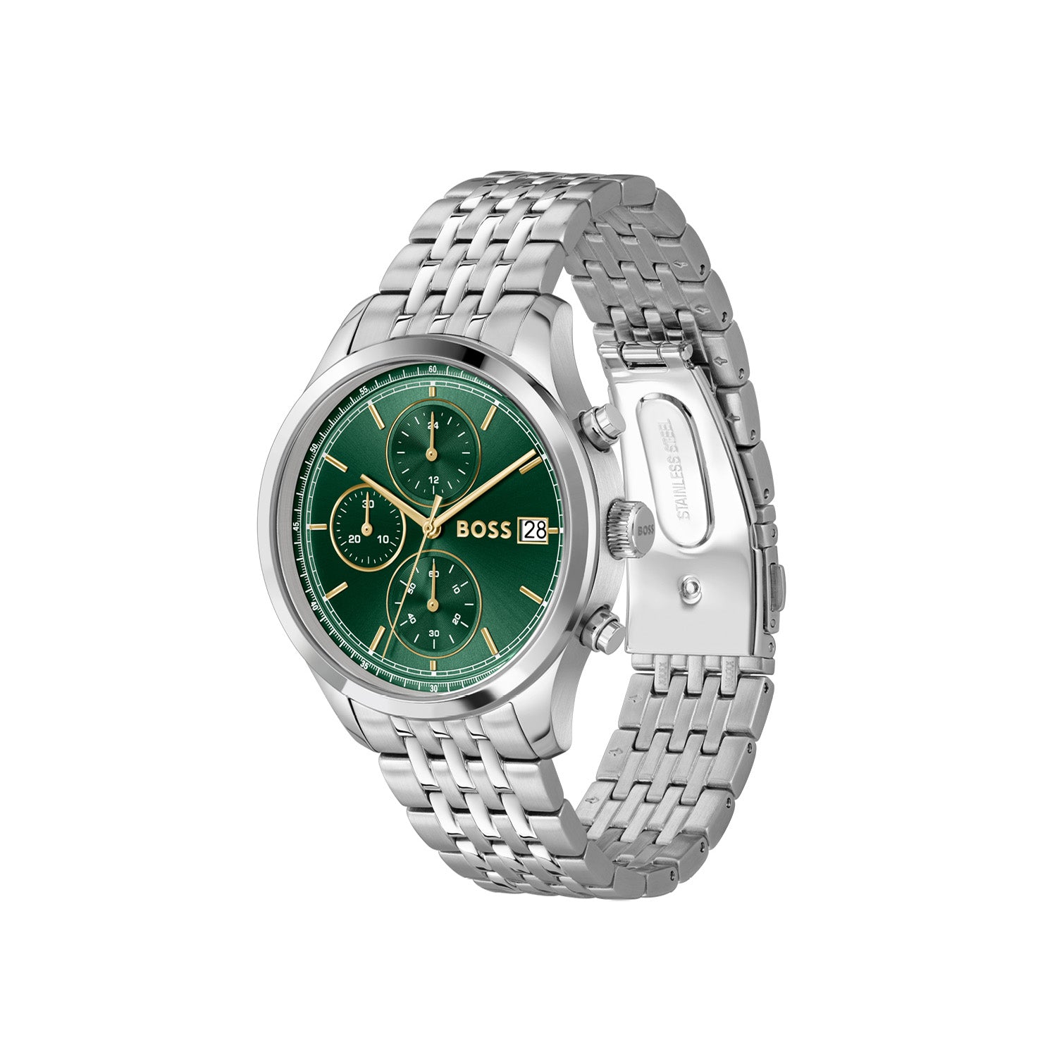 Hugo Boss Heren Horloge HB1514330 41 mm Zilverkleurig