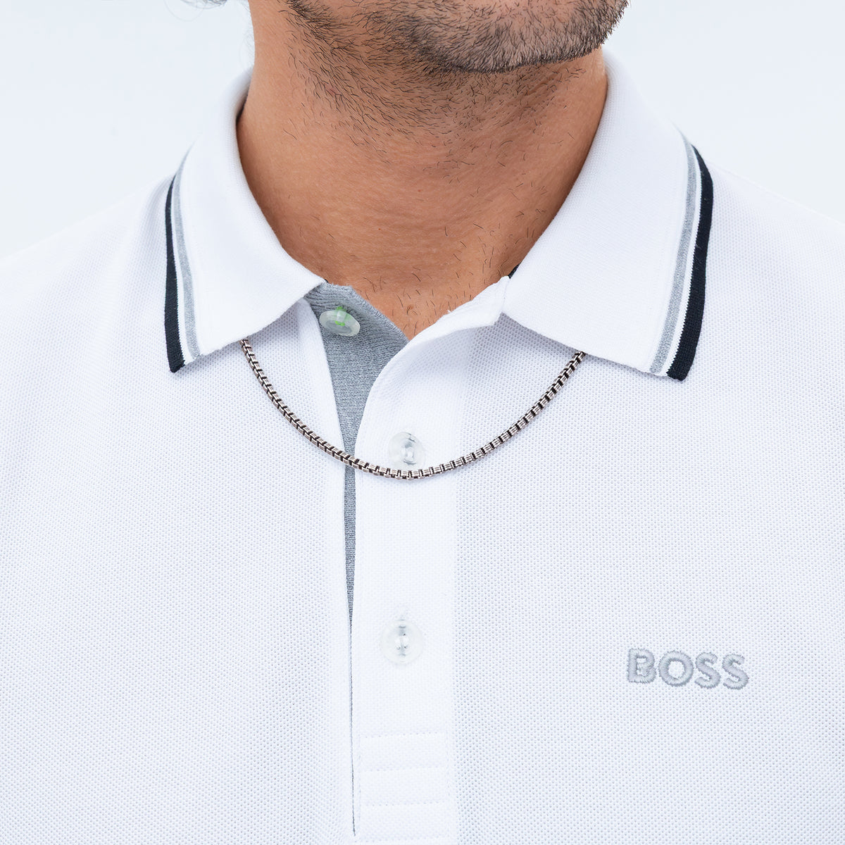 Hugo Boss HBJ1580878 Heren Collier Zilverkleurig