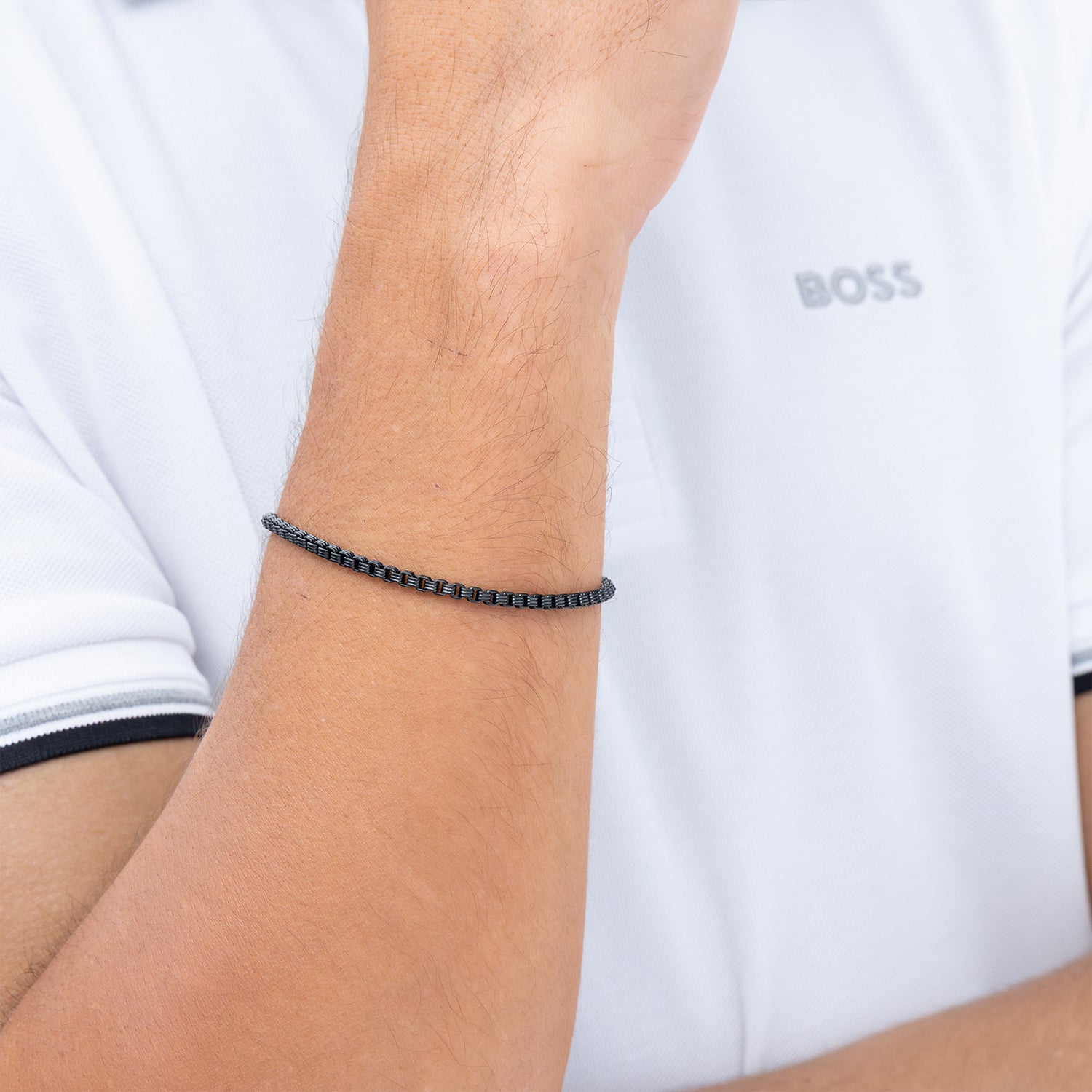 Hugo Boss HBJ1580879 Heren Armband Zwart