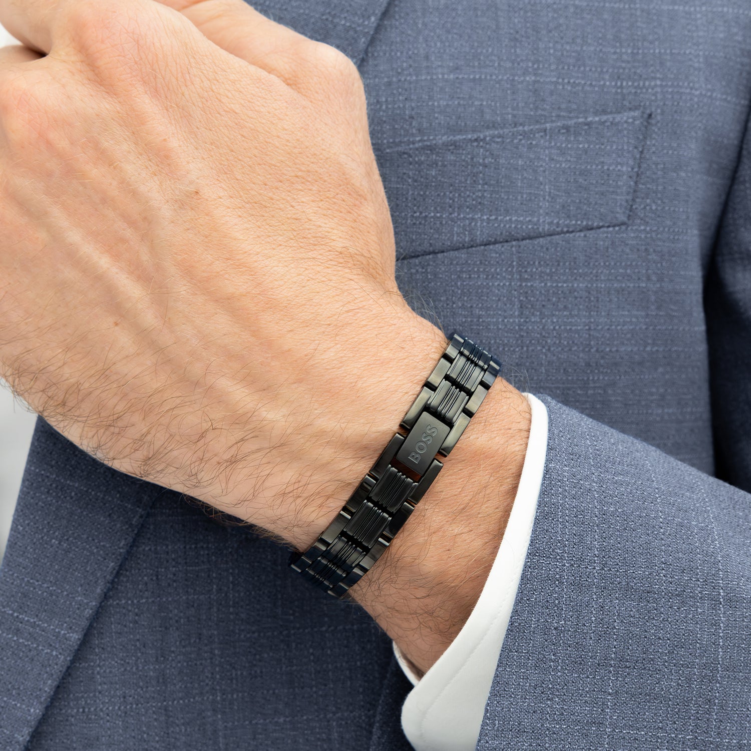 Hugo Boss HBJ1580886 Heren Armband Zwart
